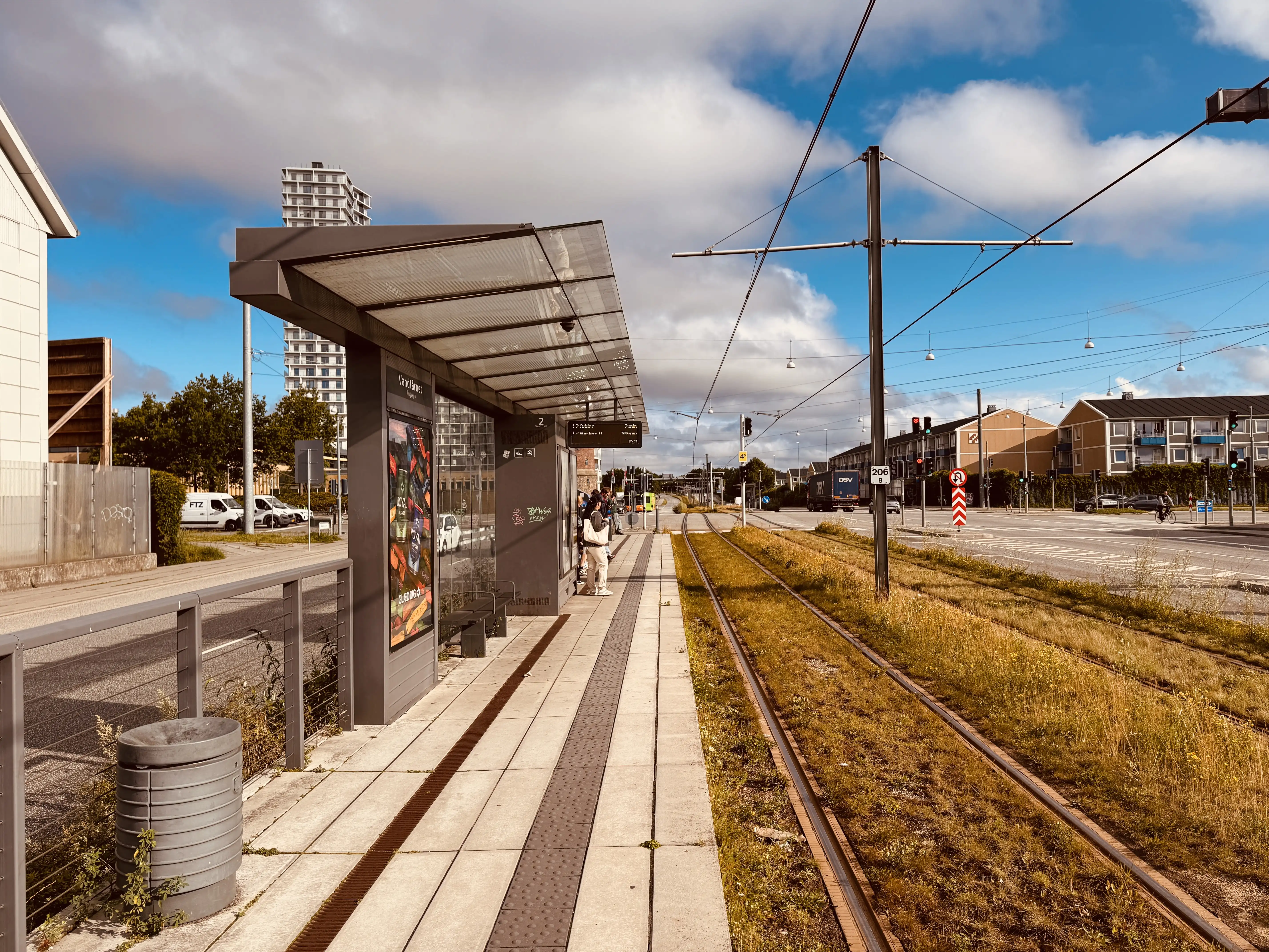 Billede af Vandtårnet (Ringvejen) Letbanestation. Billede af Vandtårnet (Ringvejen) Letbanestation.