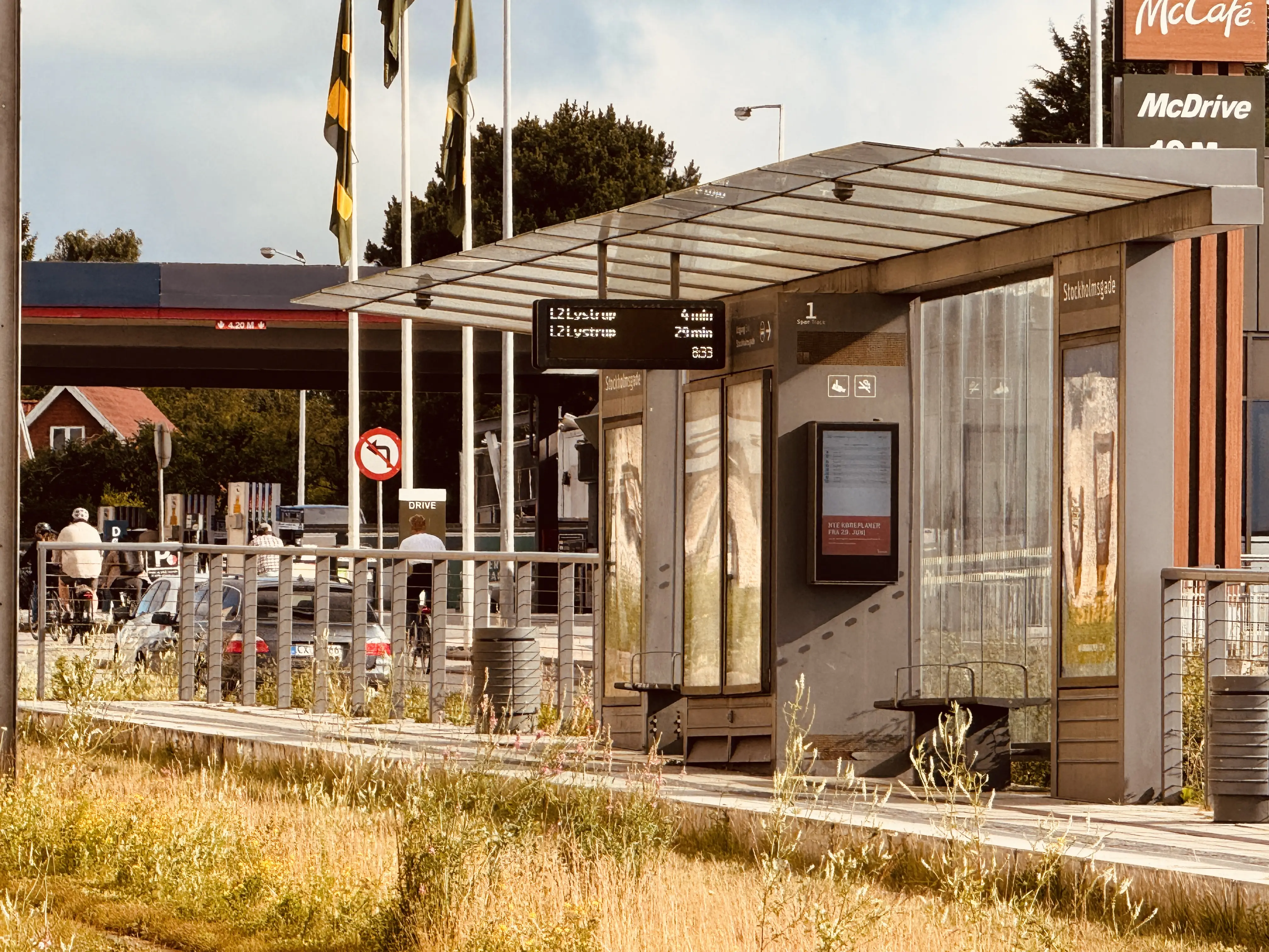 Billede af Stockholmsgade Letbanestation.