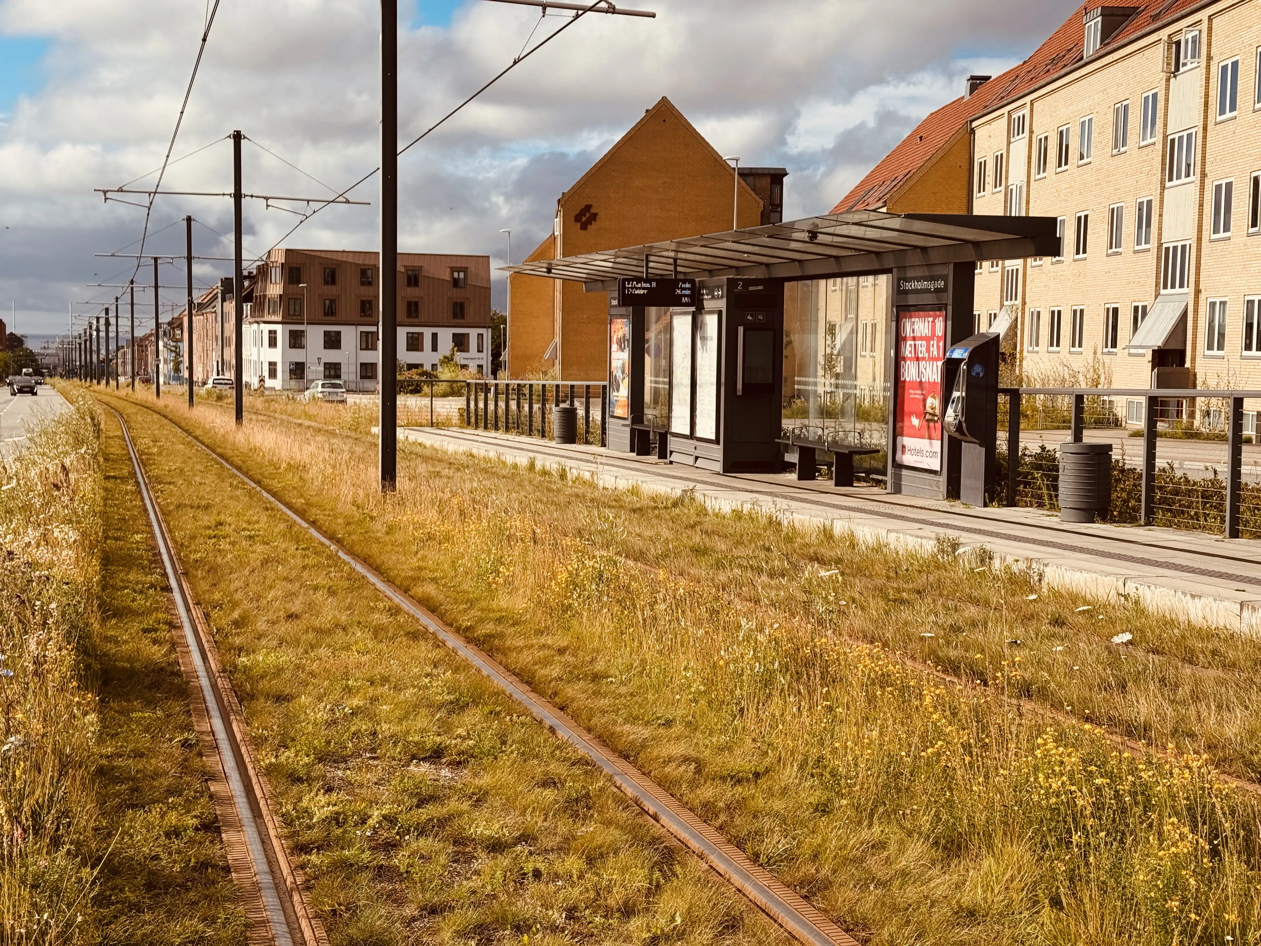 Billede af Stockholmsgade Letbanestation.