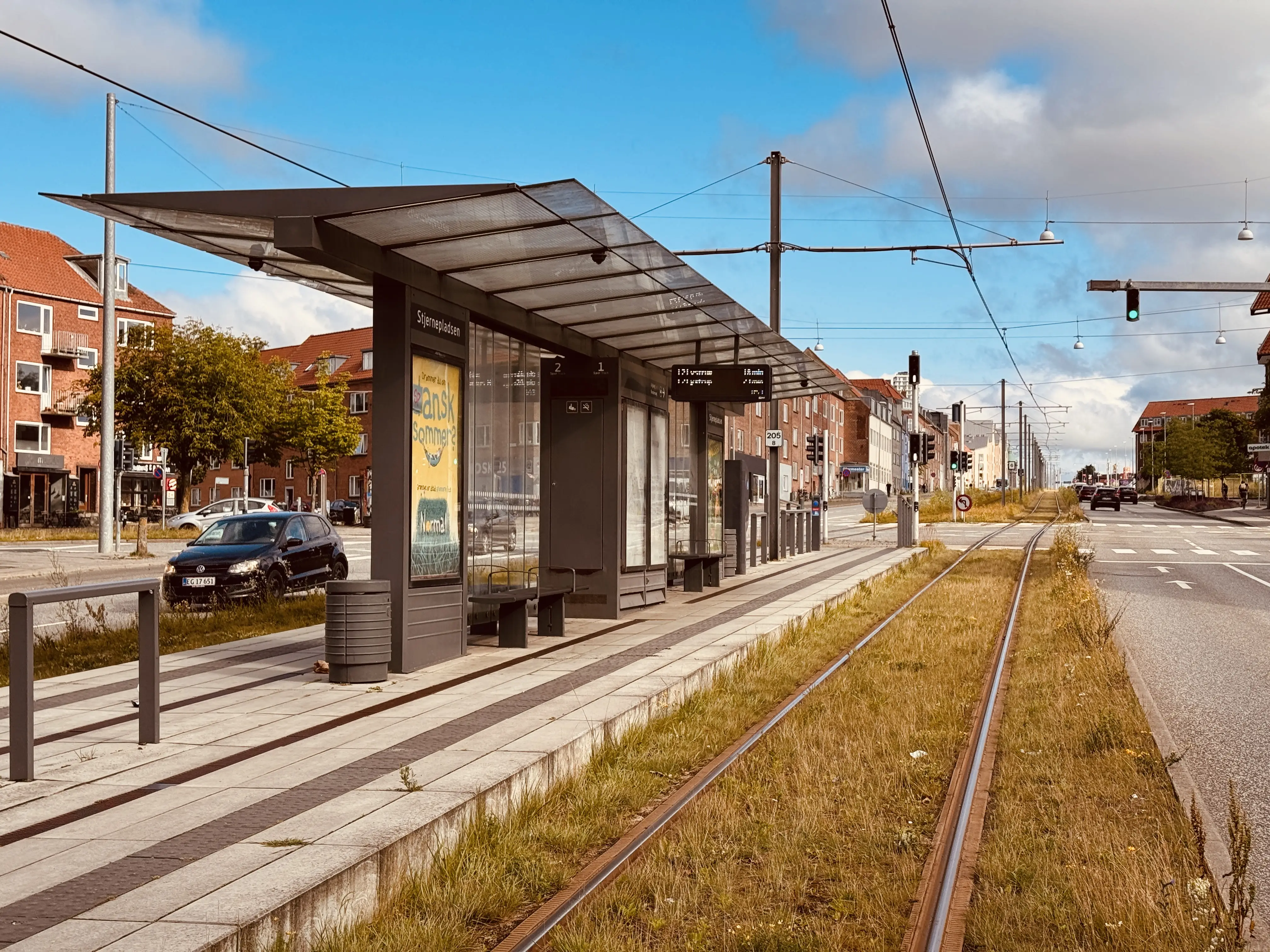 Billede af Stjernepladsen Letbanestation. Billede af Stjernepladsen Letbanestation.