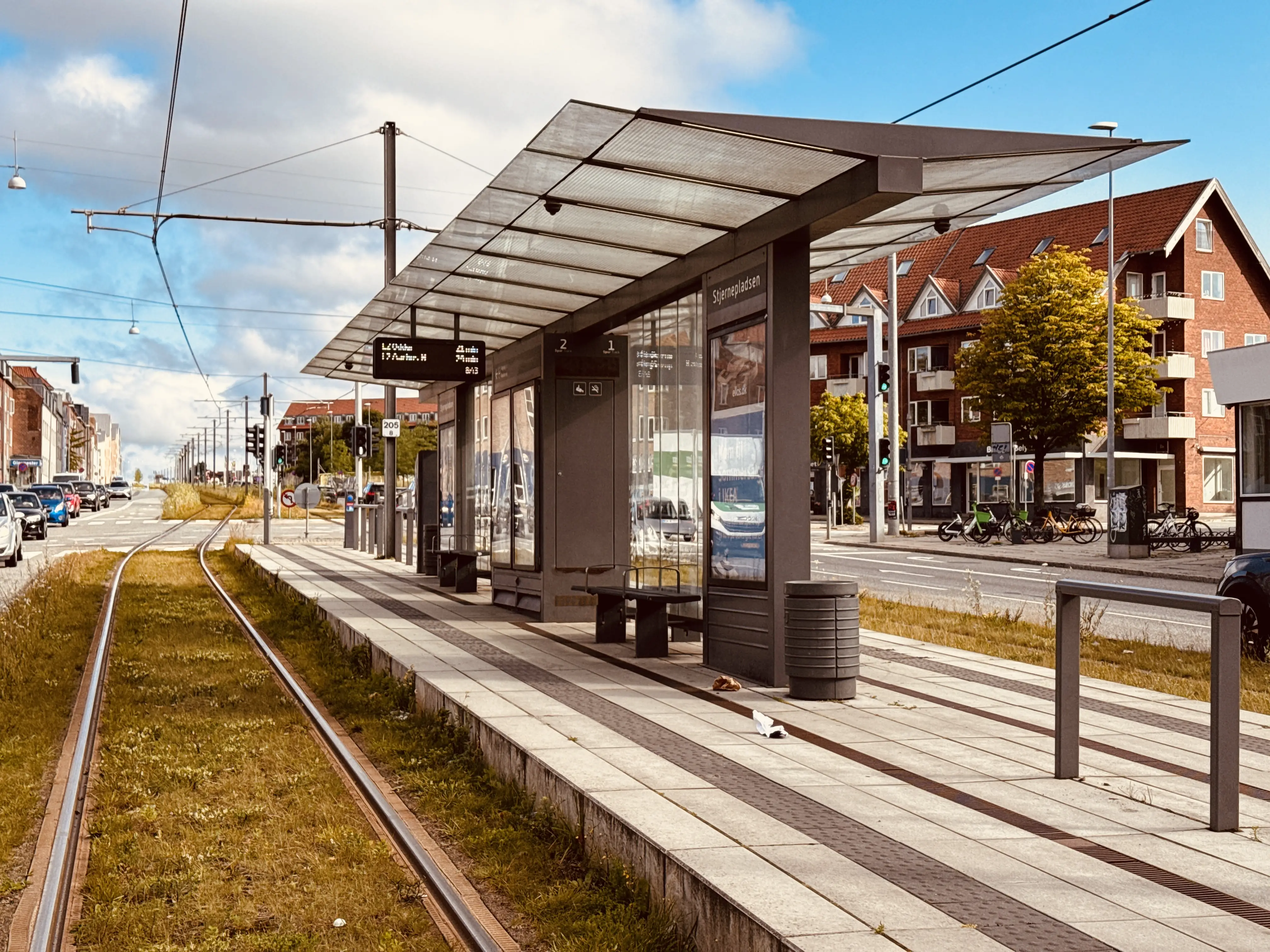 Billede af Stjernepladsen Letbanestation. Billede af Stjernepladsen Letbanestation.