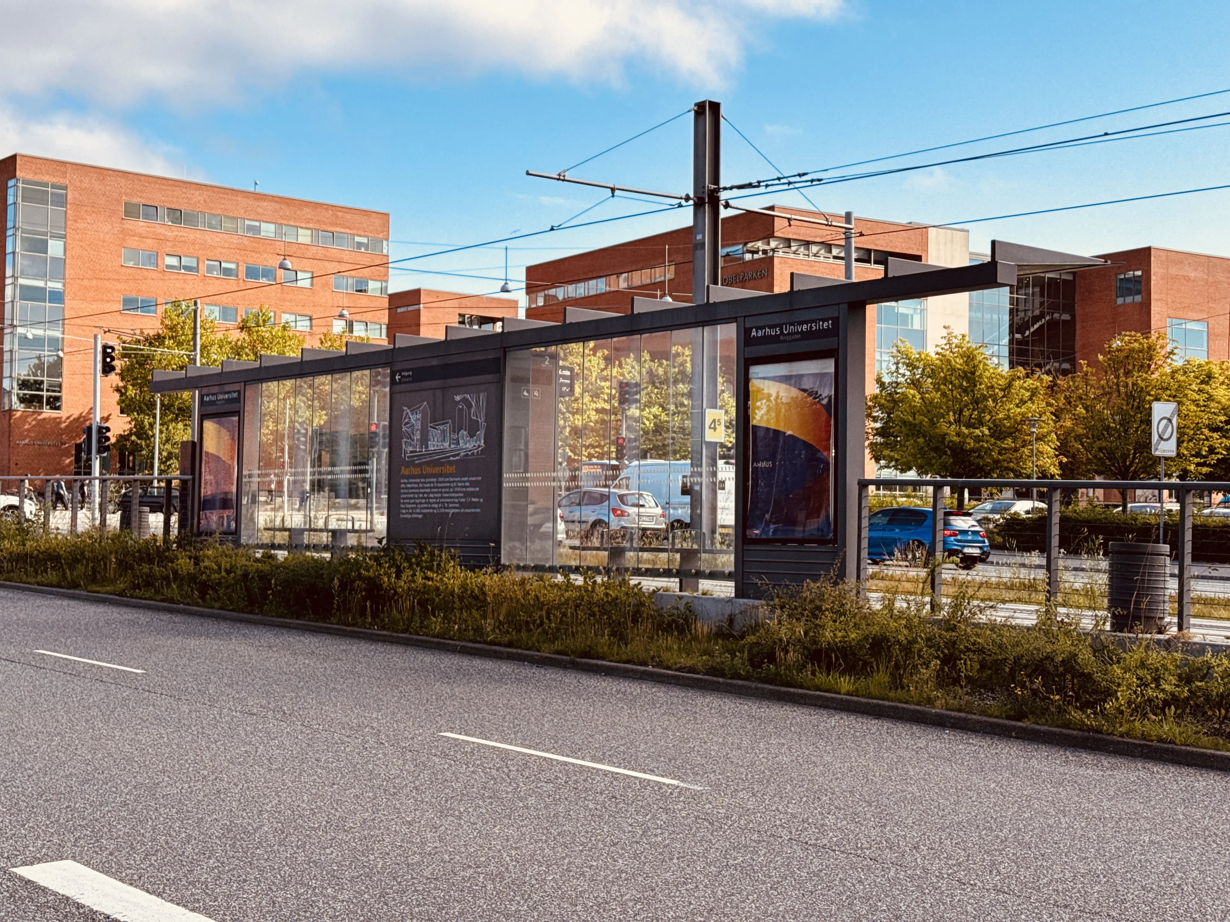 Billede af Aarhus Universitet (Ringgaden) Letbanestation.