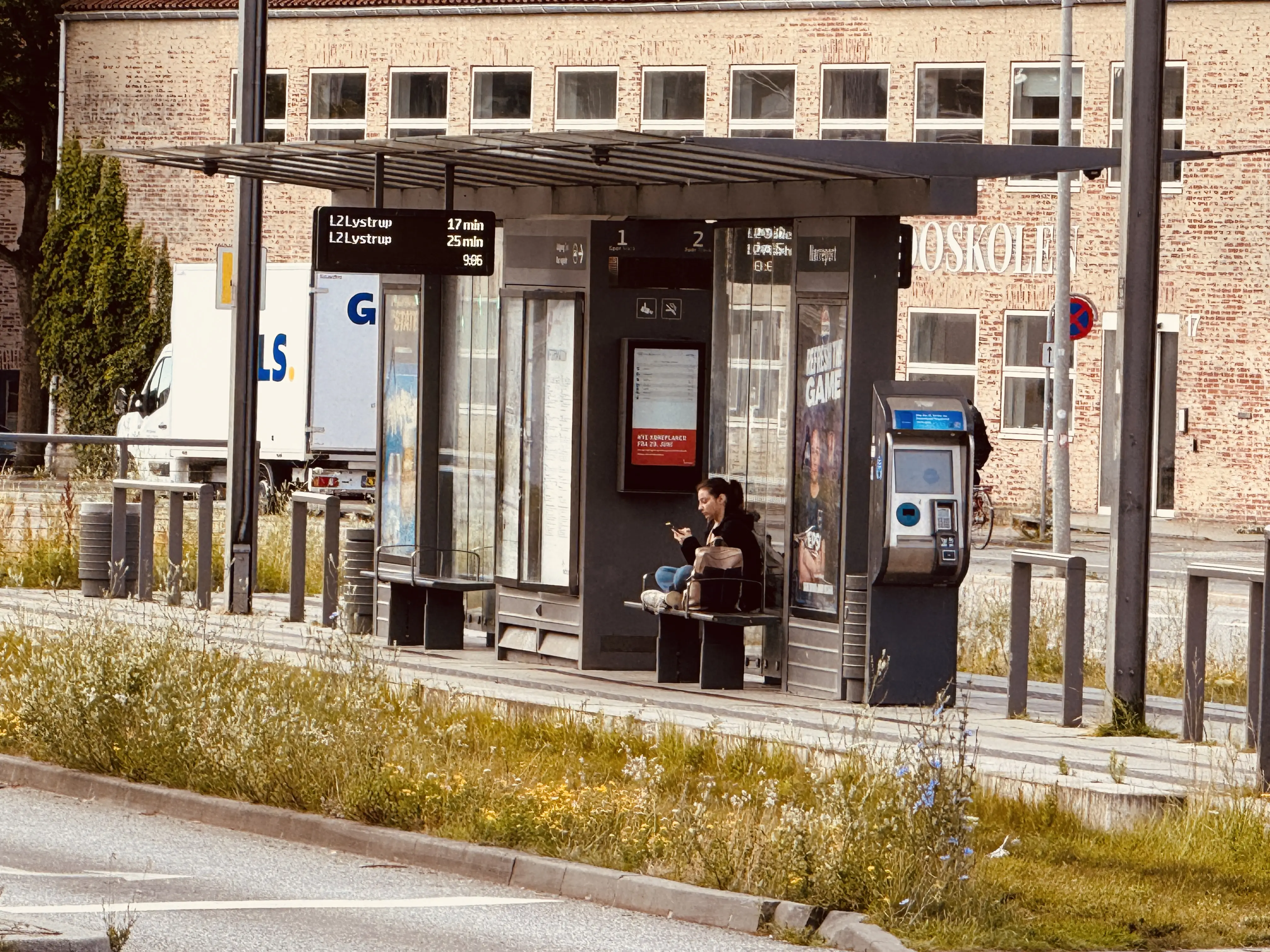 Billede af Nørreport Aarhus Letbanestation.