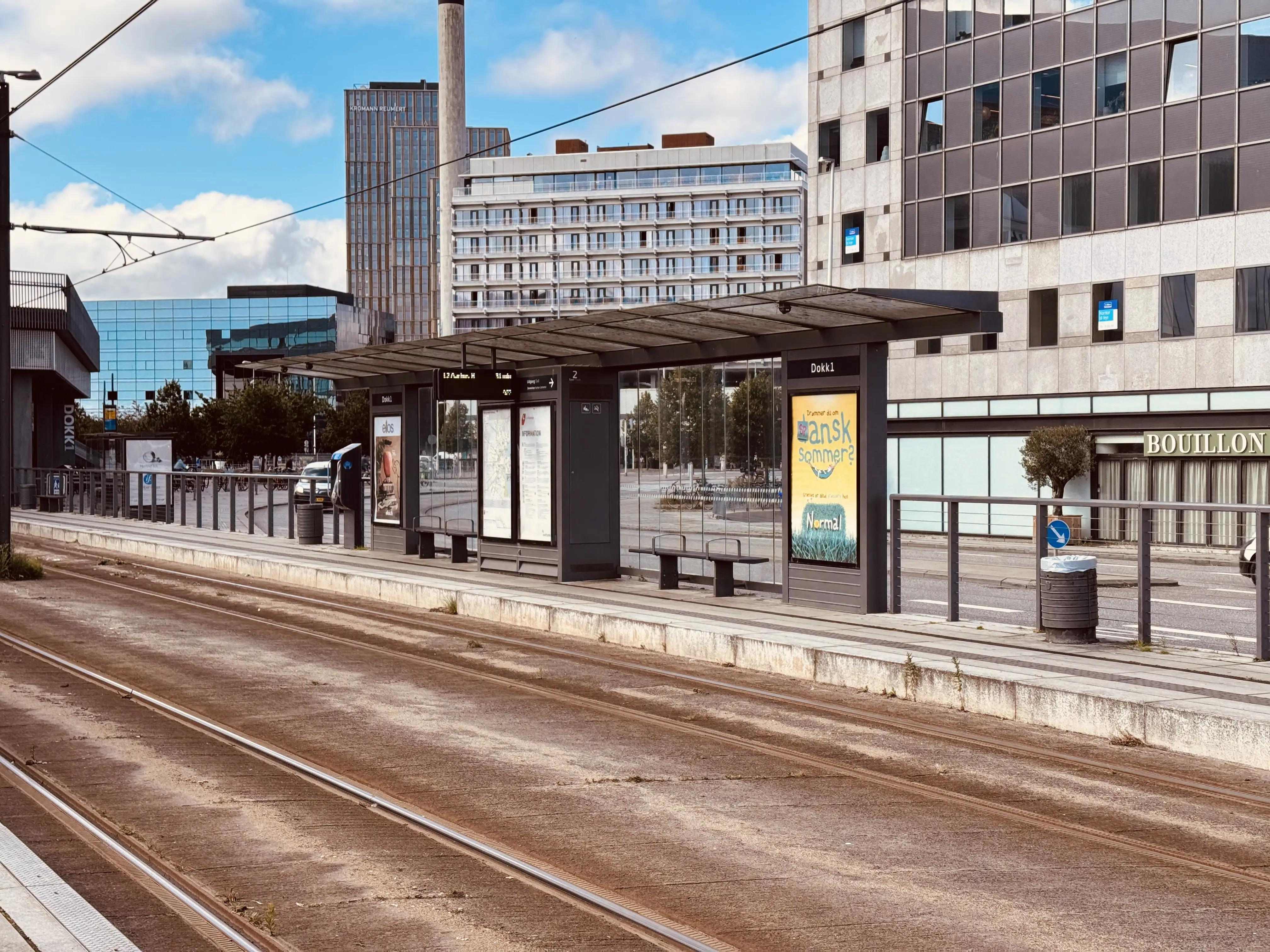 Billede af Dokk1 Letbanestation. Billede af Dokk1 Letbanestation.