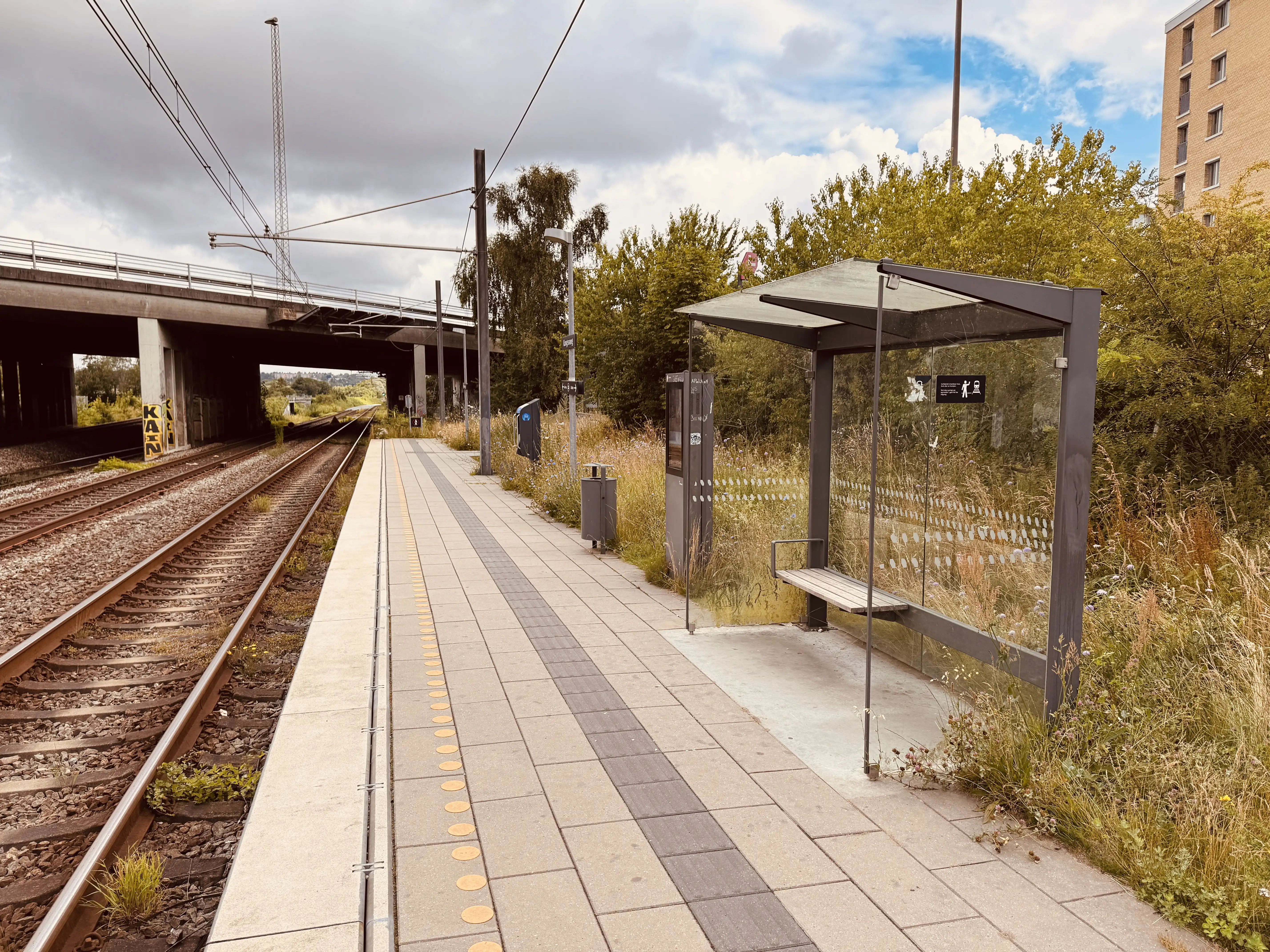 Billede af Kongsvang Letbanestation.