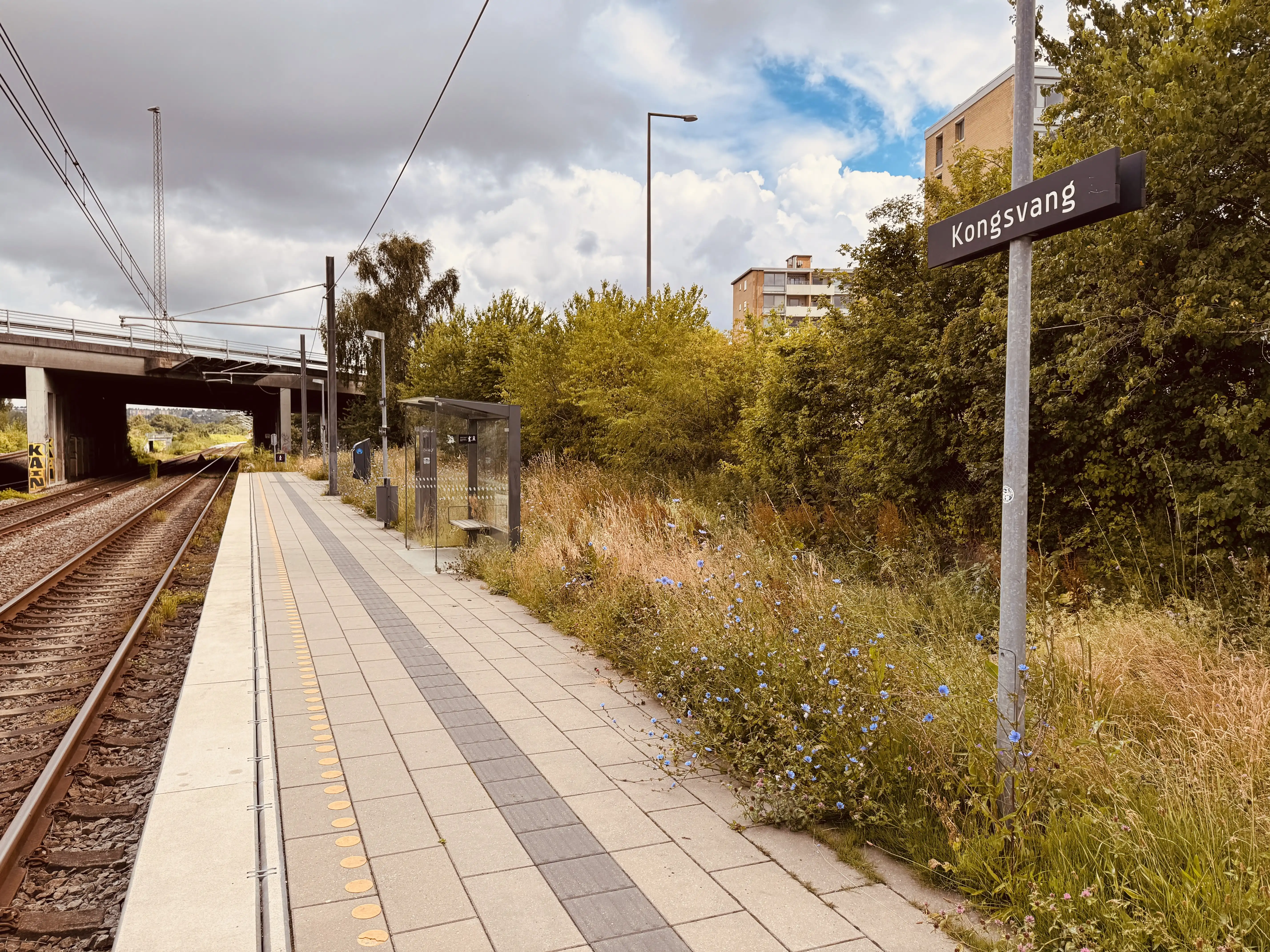 Billede af Kongsvang Letbanestation.