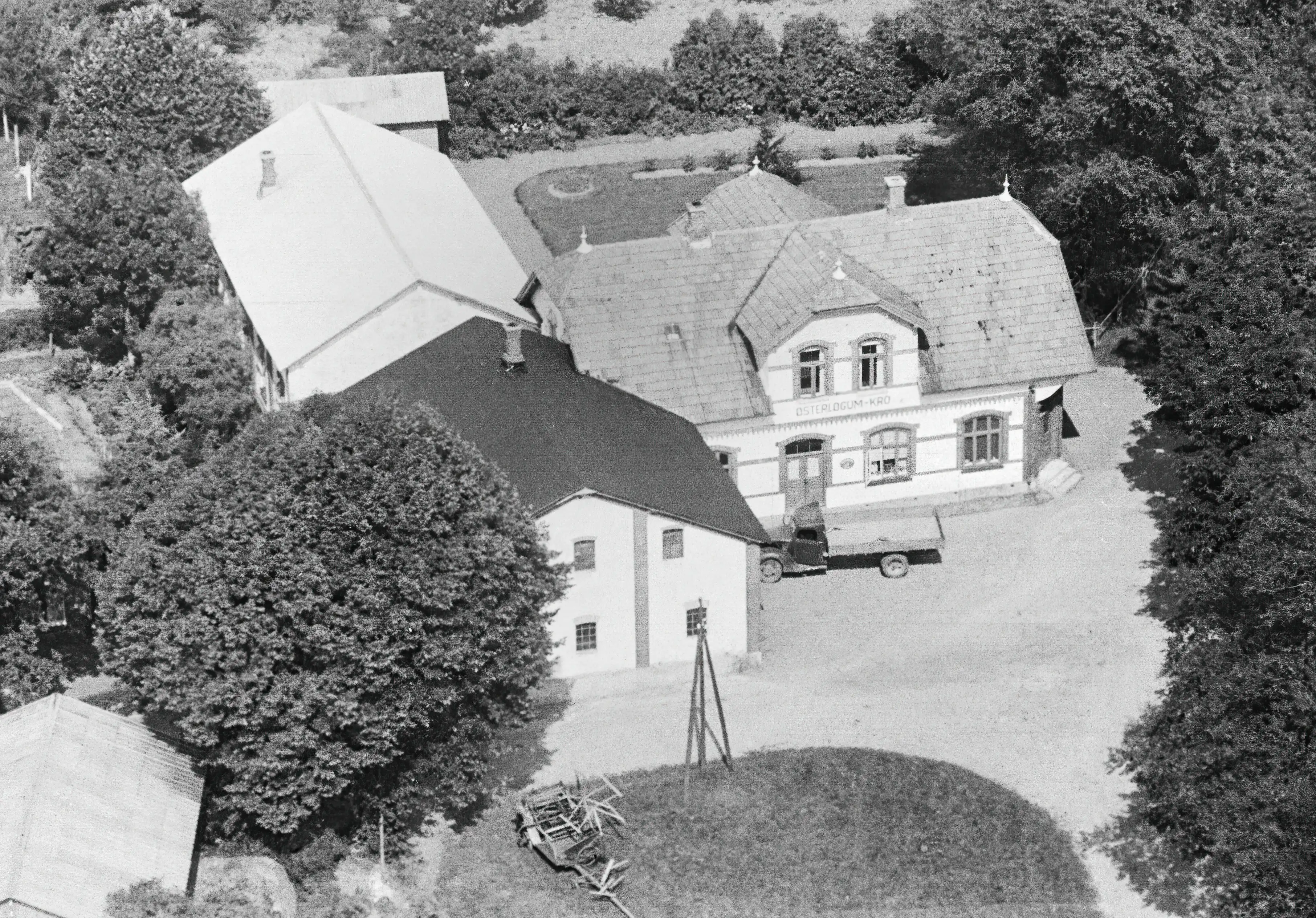 Billede af Øster Løgum Stationskro. Billede af Øster Løgum Stationskro.