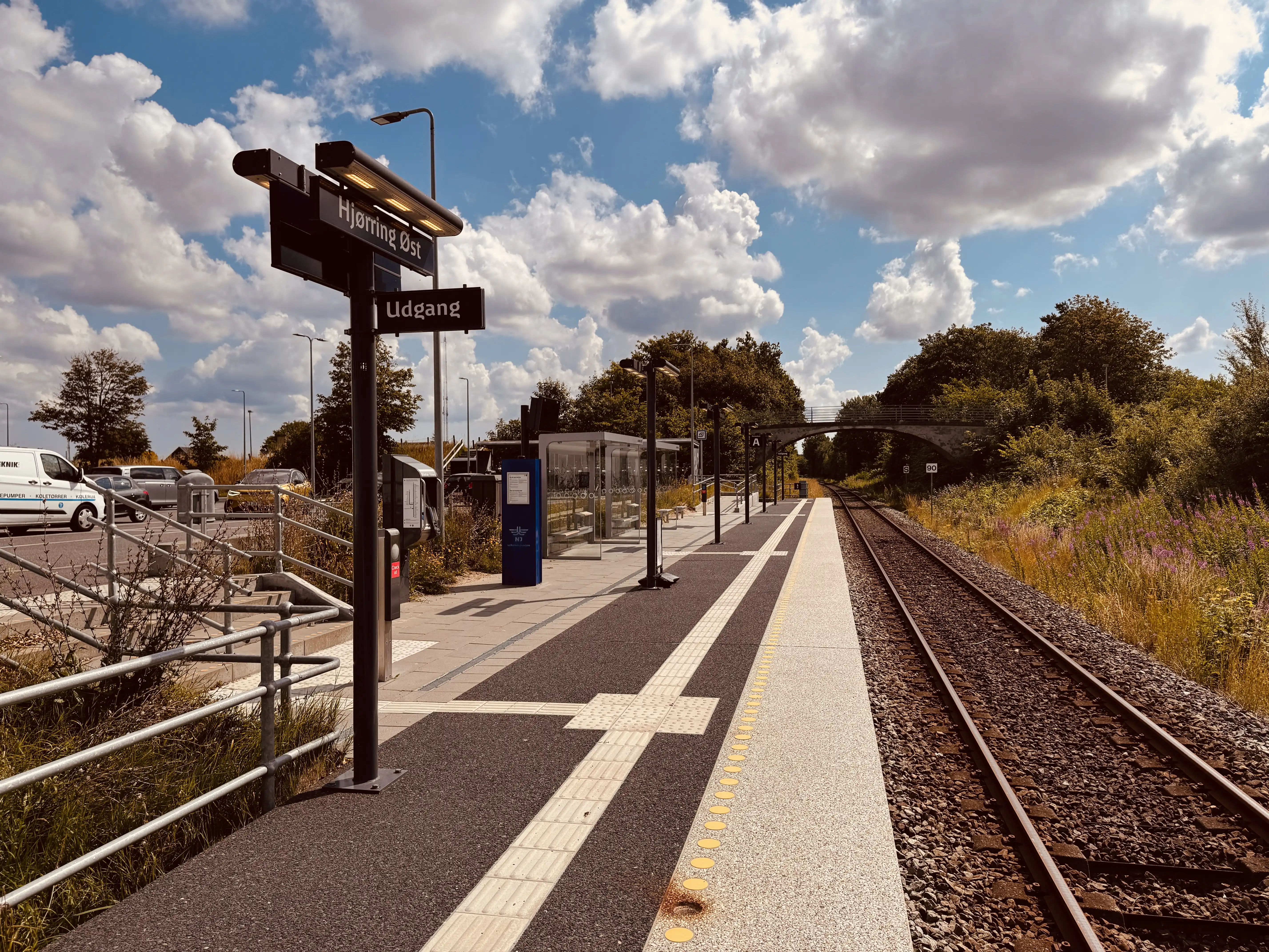 Billede af Hjørring Øst Trinbræt.