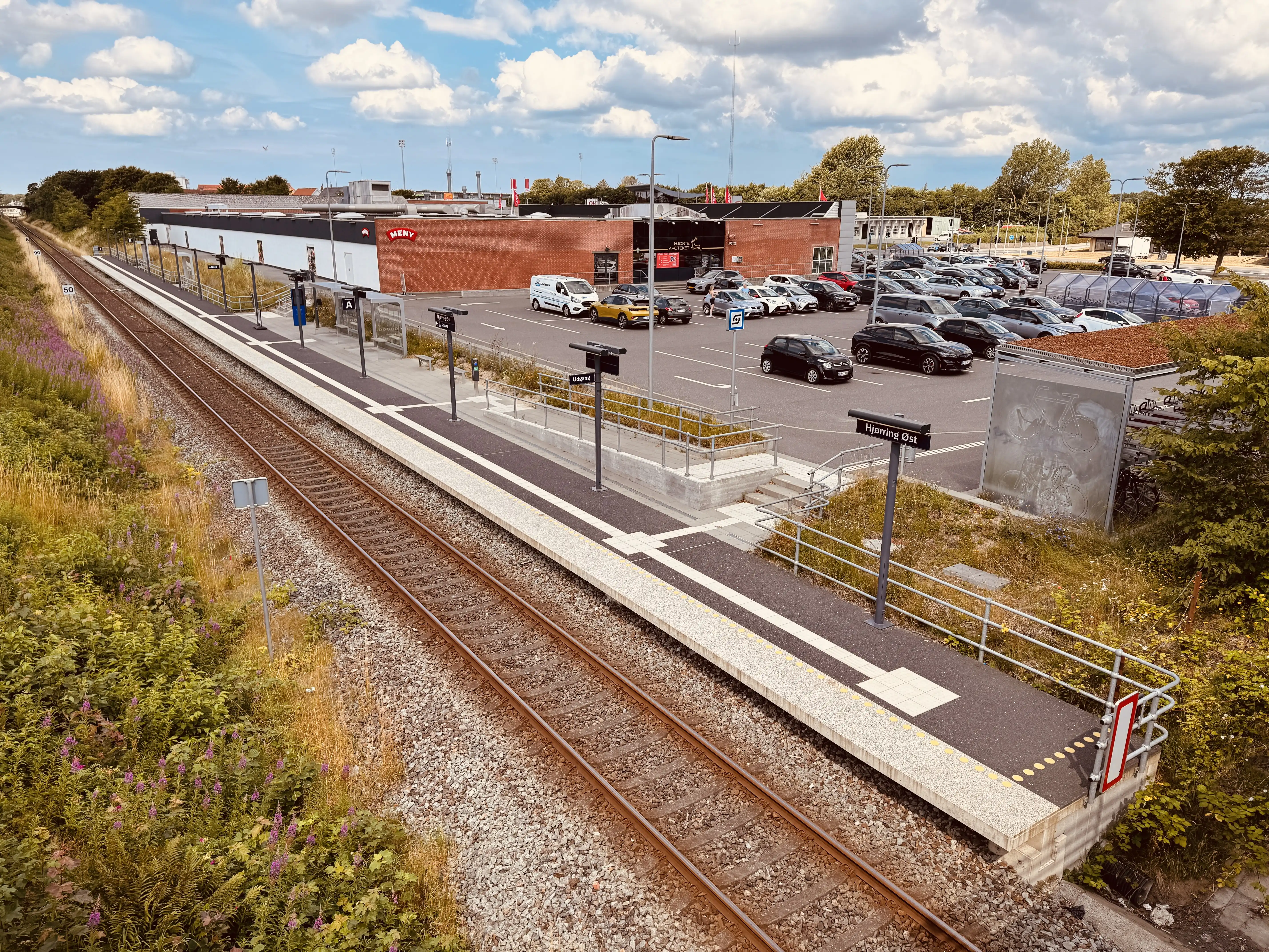 Billede af Hjørring Øst Trinbræt.