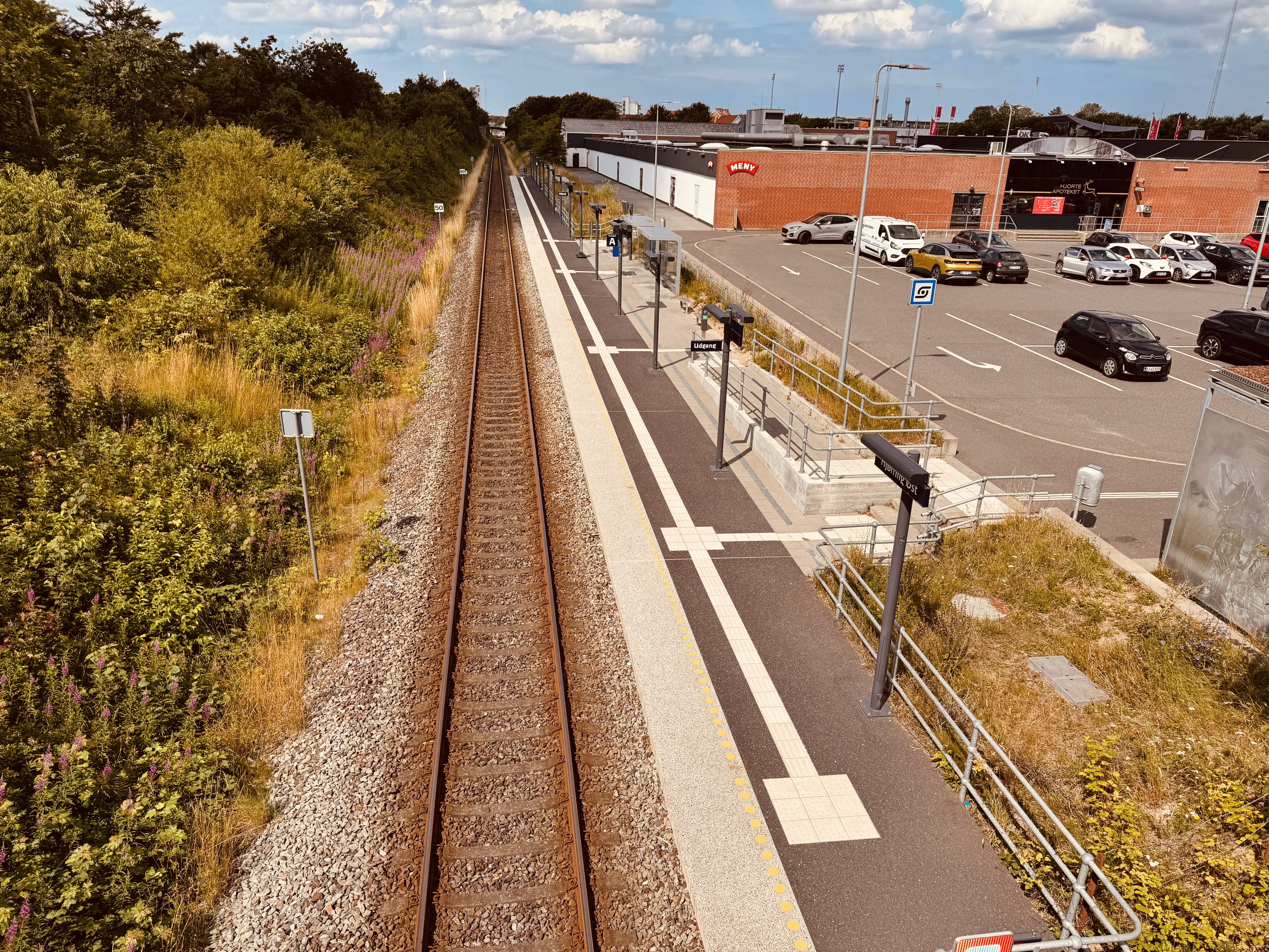 Billede af Hjørring Øst Trinbræt.