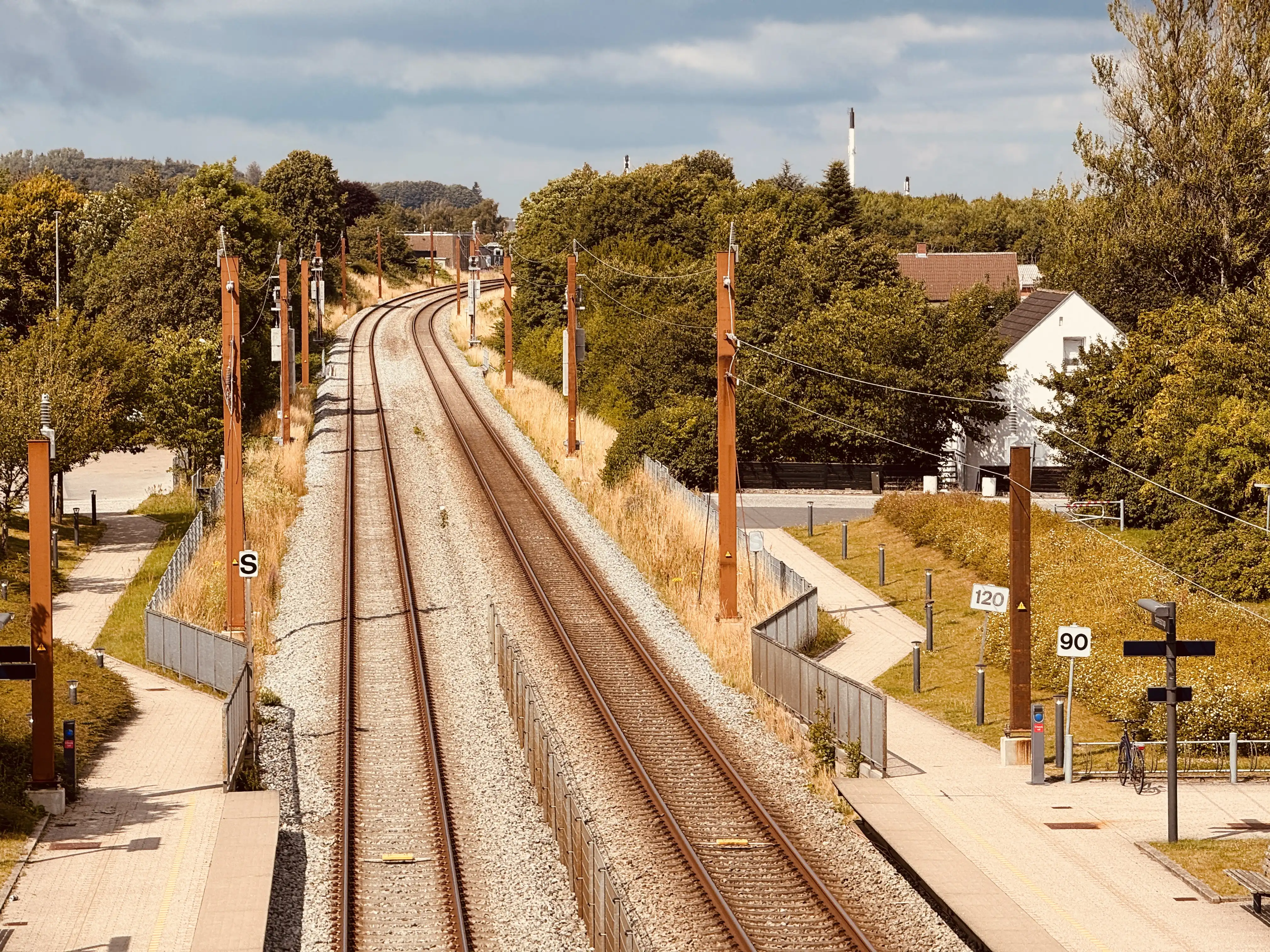 Billede af Svenstrup (Jylland) Station - Station er nedrevet, men Svenstrup (Jylland) Station har ligget her til højre i midten i billedet.