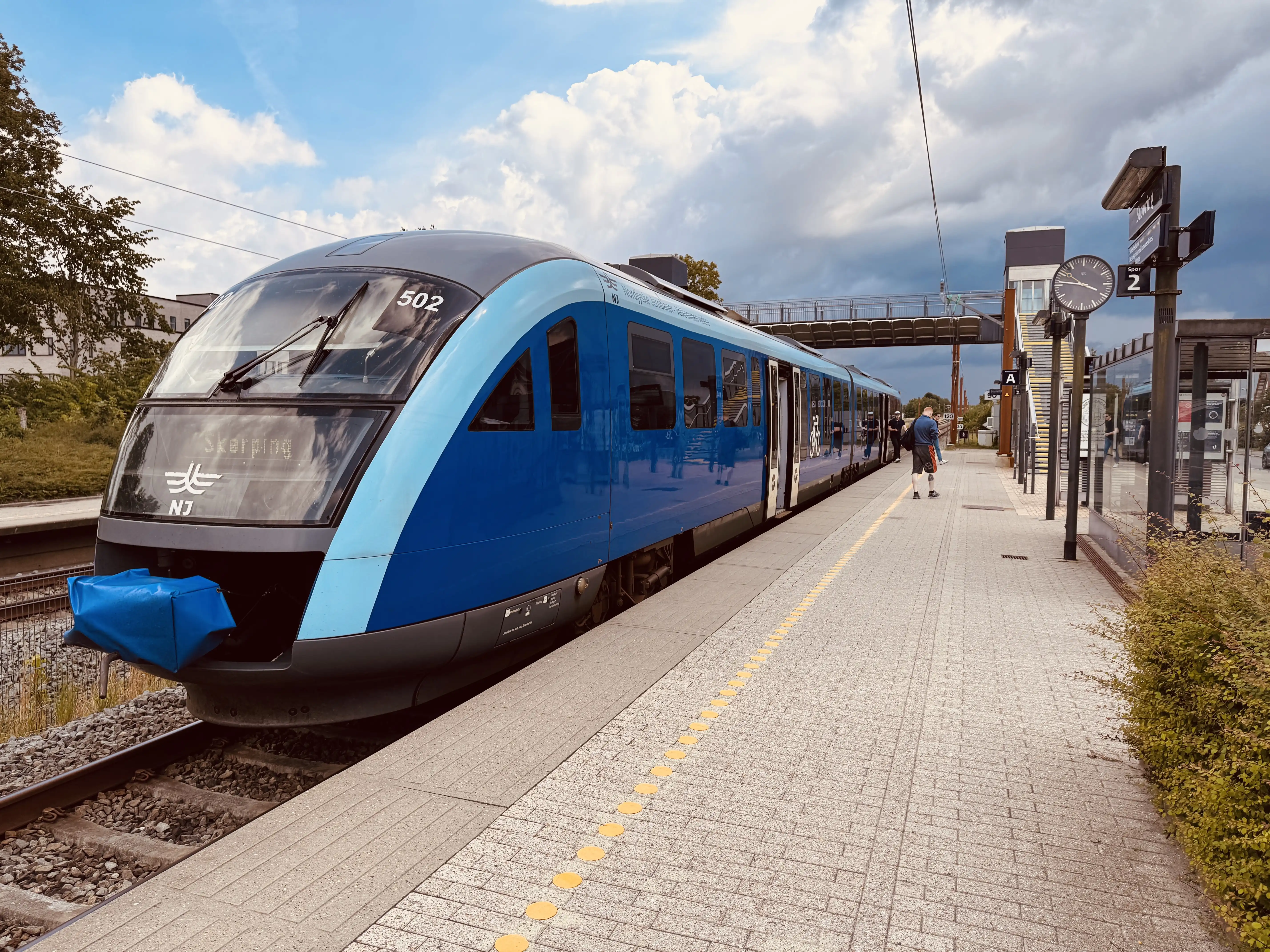 Billede af NJJ DM 502 fotograferet ud for Støvring Trinbræt.