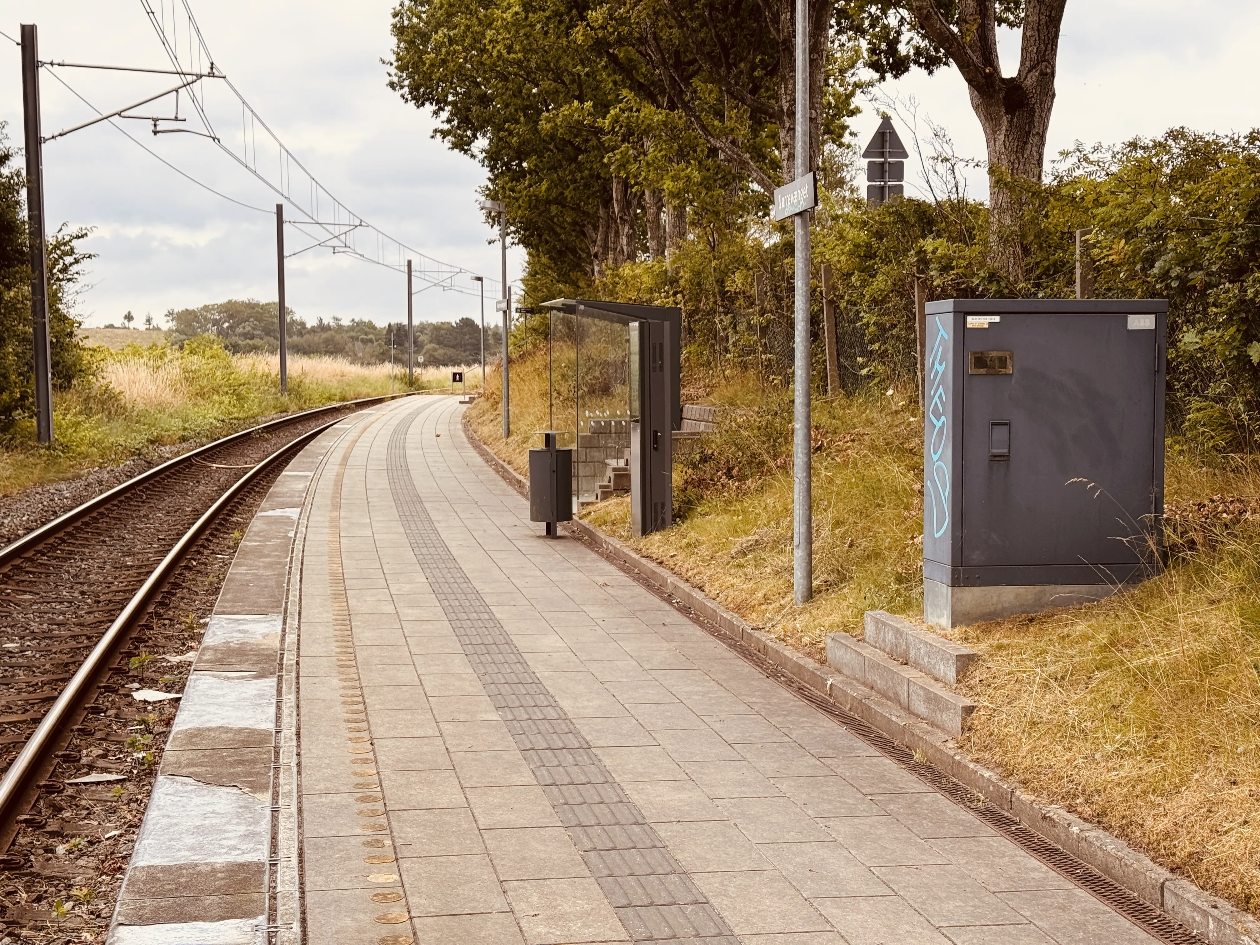 Billede af Nørrevænget Trinbræt. Billede af Nørrevænget Trinbræt.