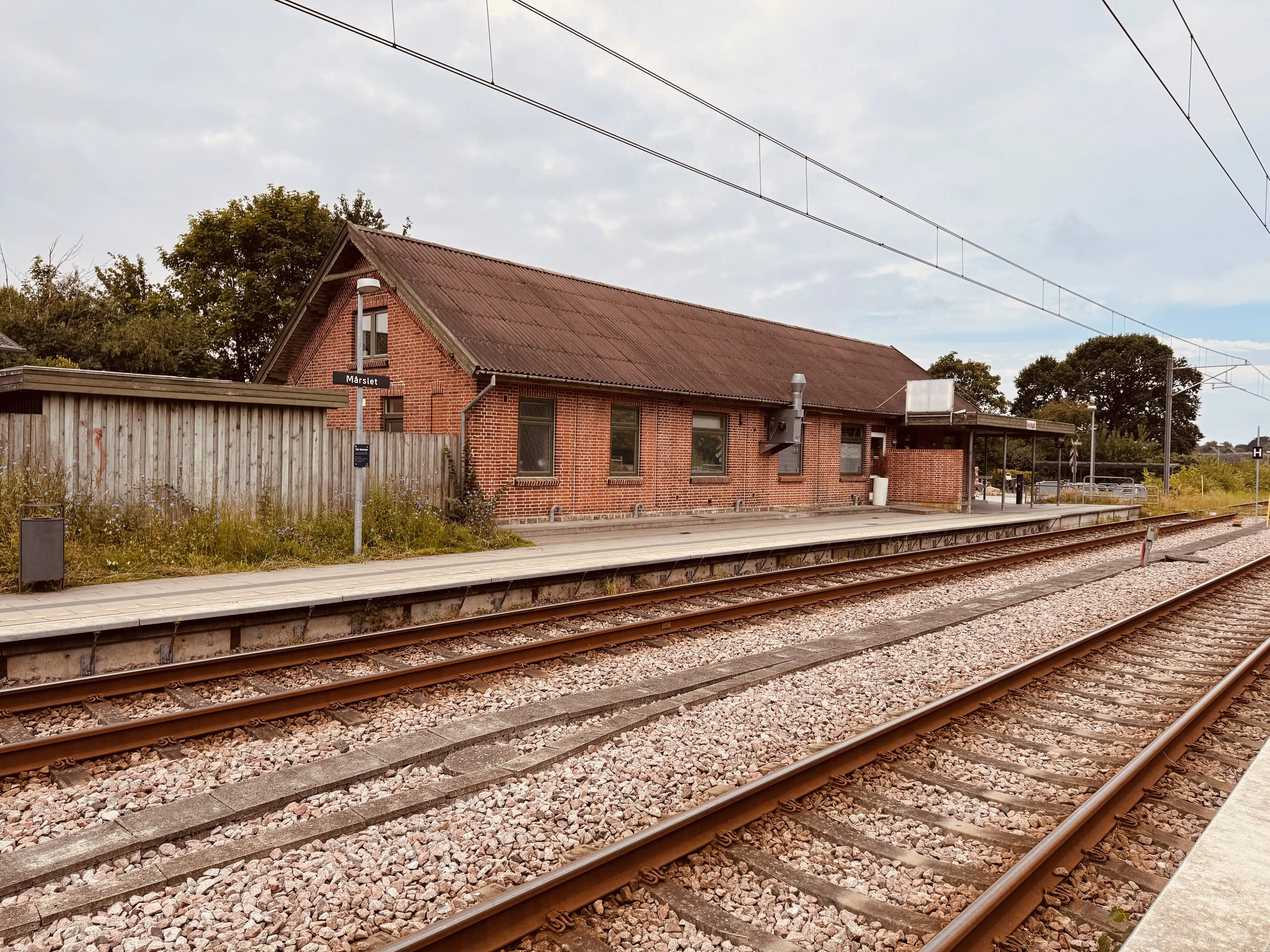 Billede af Mårslet Station.