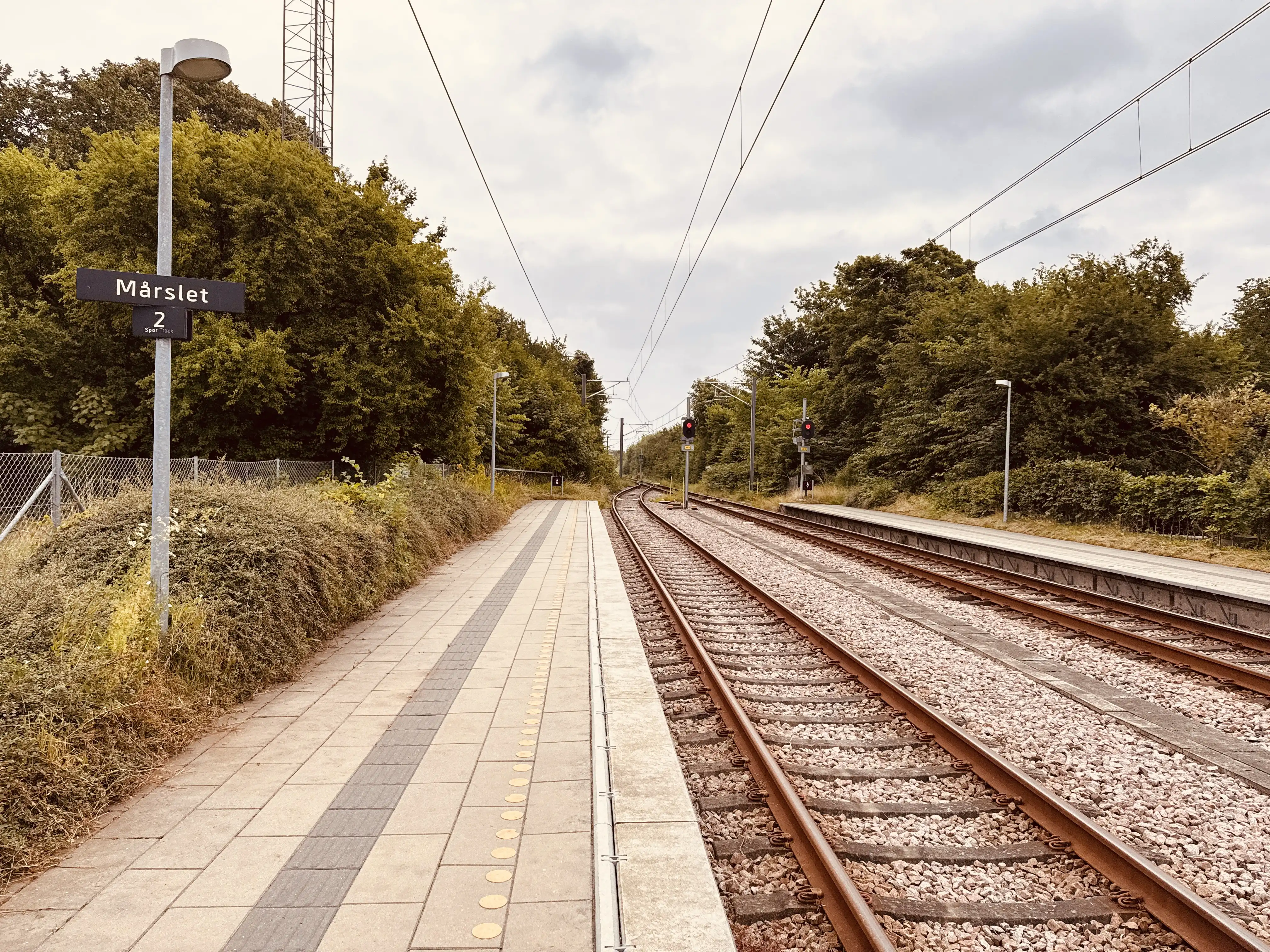 Billede af Mårslet Station.