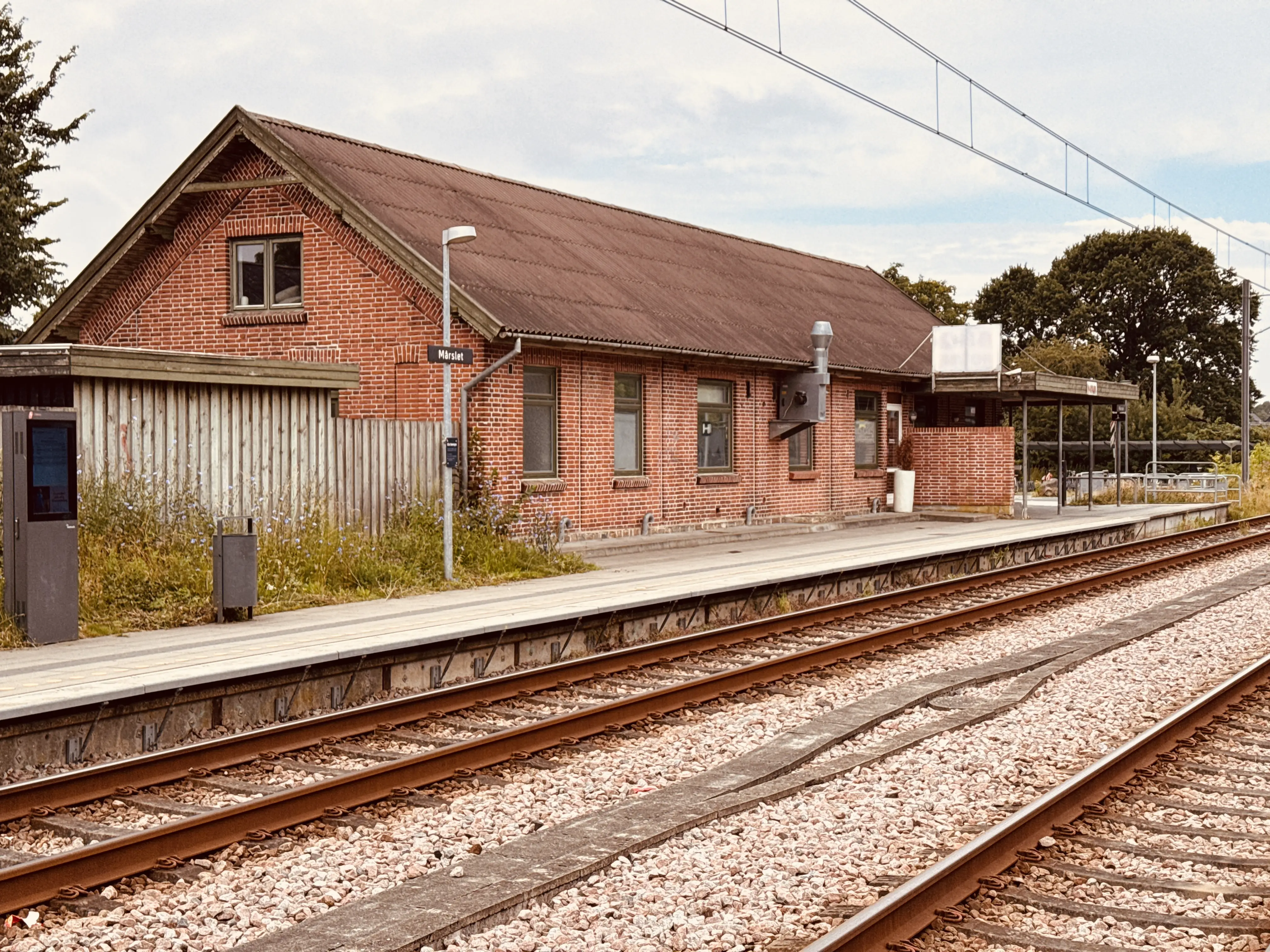 Billede af Mårslet Station.