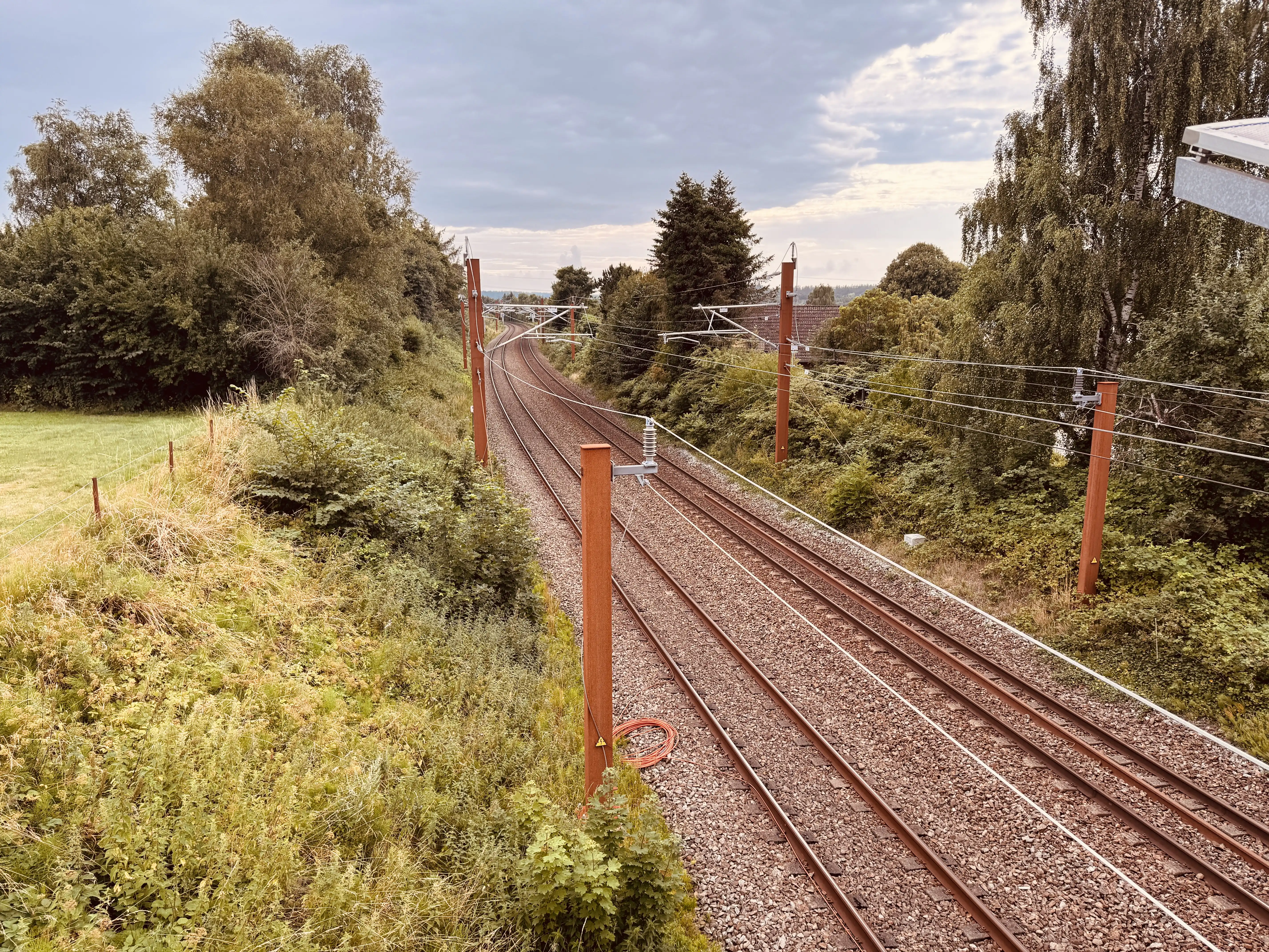 Billede af Hansted Trinbræt - Trinbræt er nedrevet, men Hansted Trinbræt har ligget her. Billede af Hansted Trinbræt - Trinbræt er nedrevet, men Hansted Trinbræt har ligget her.
