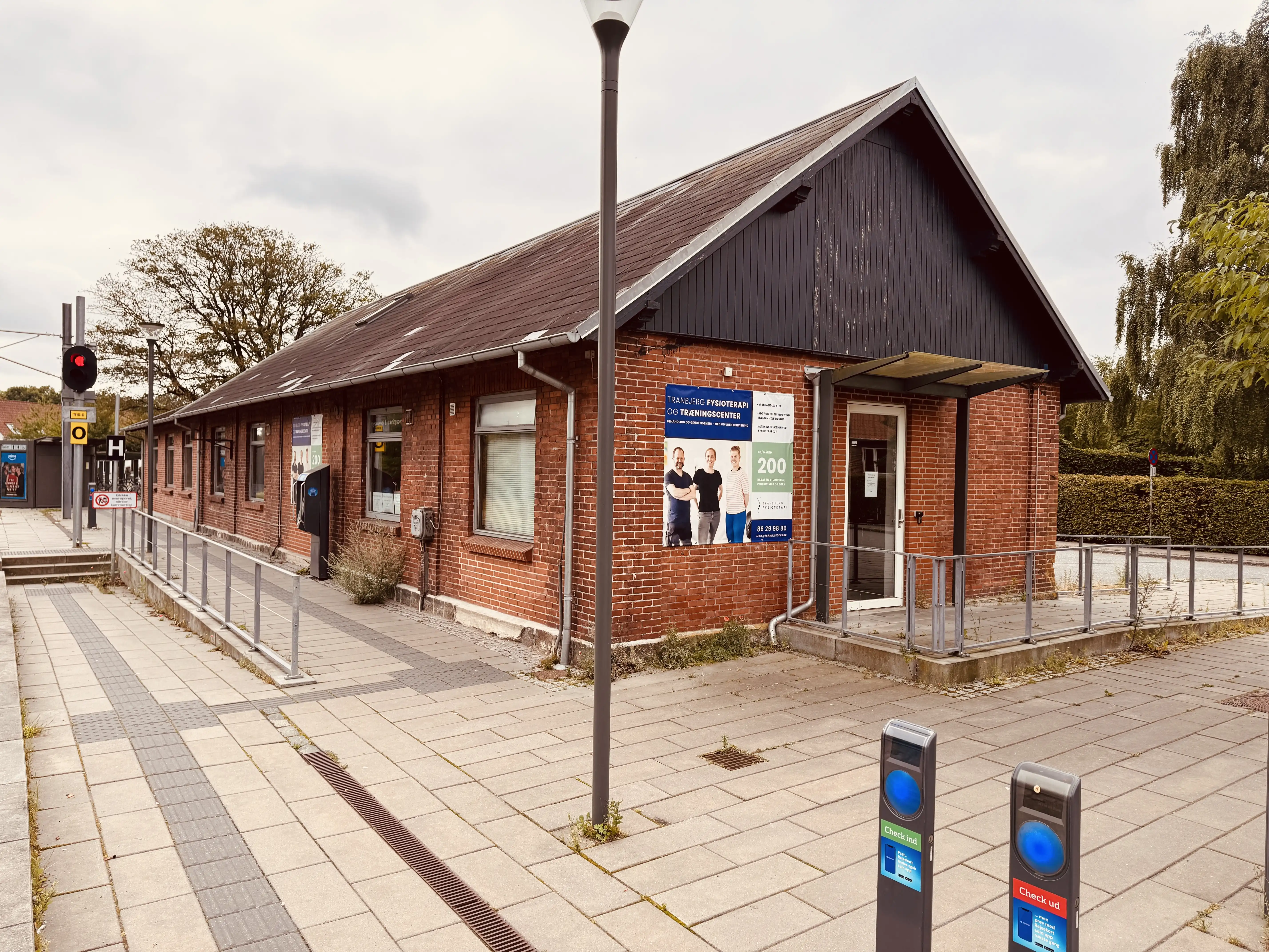 Billede af Tranbjerg Letbanestation.