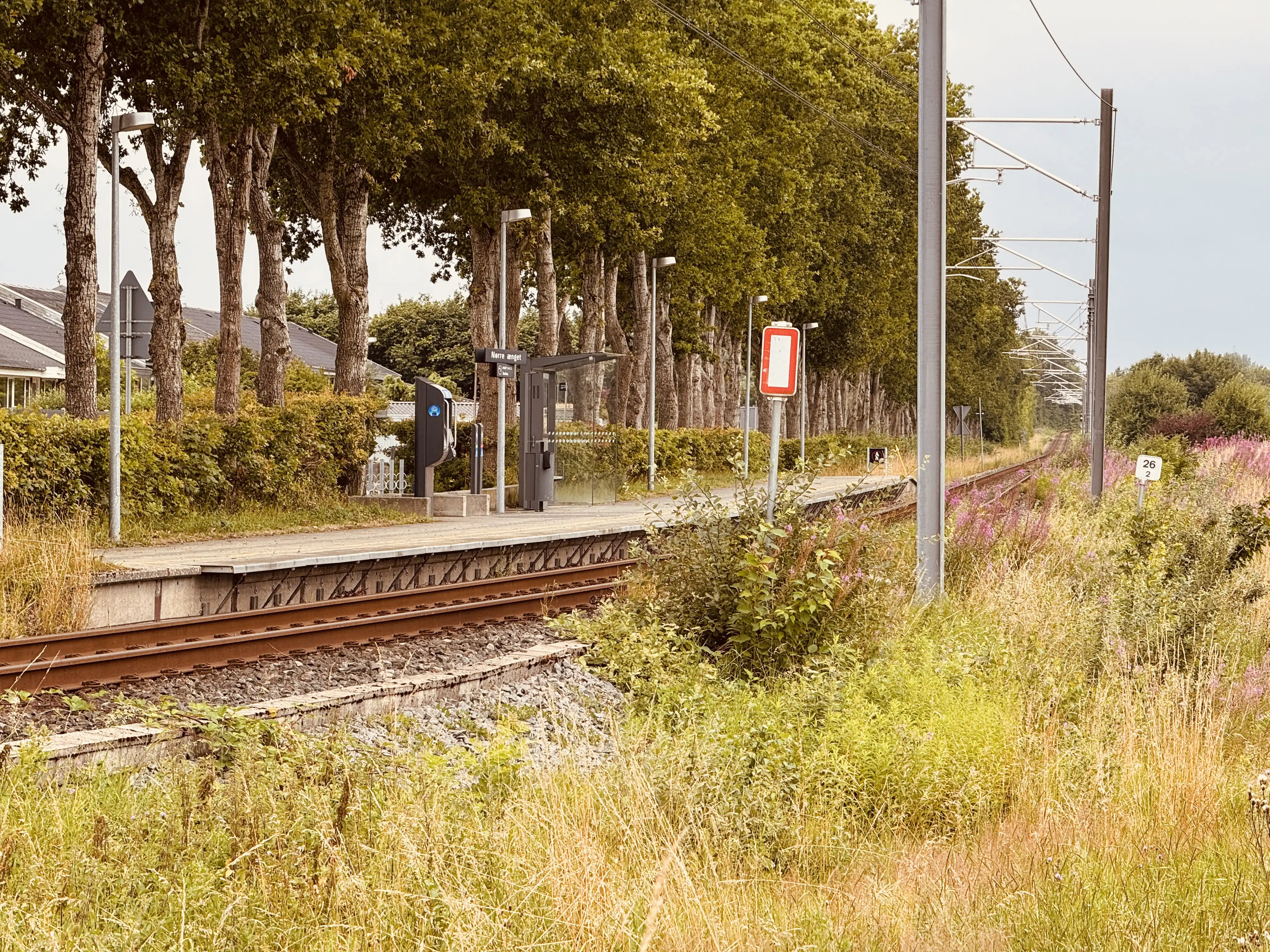 Billede af Nørrevænget Letbanestation.