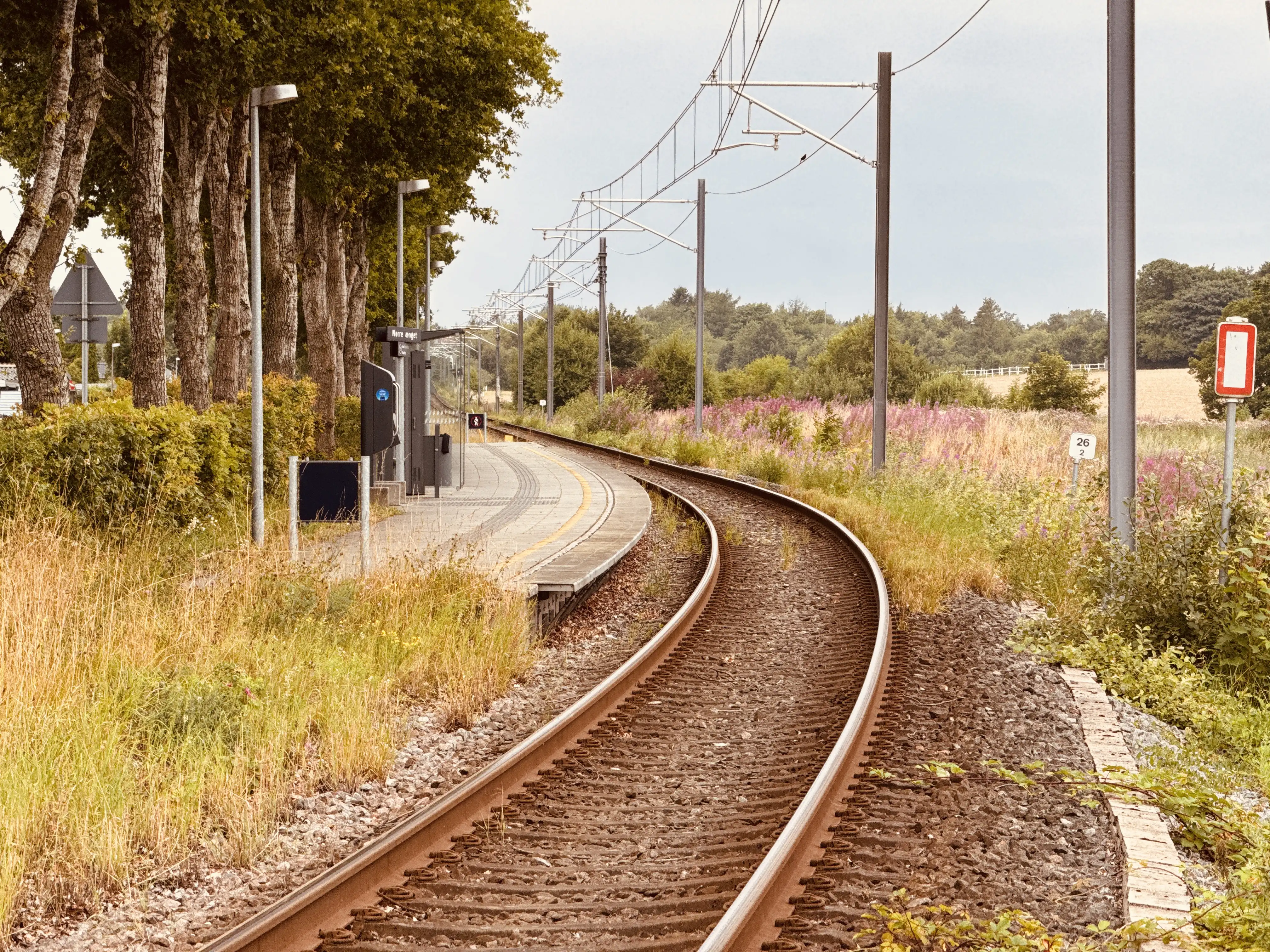 Billede af Nørrevænget Letbanestation.