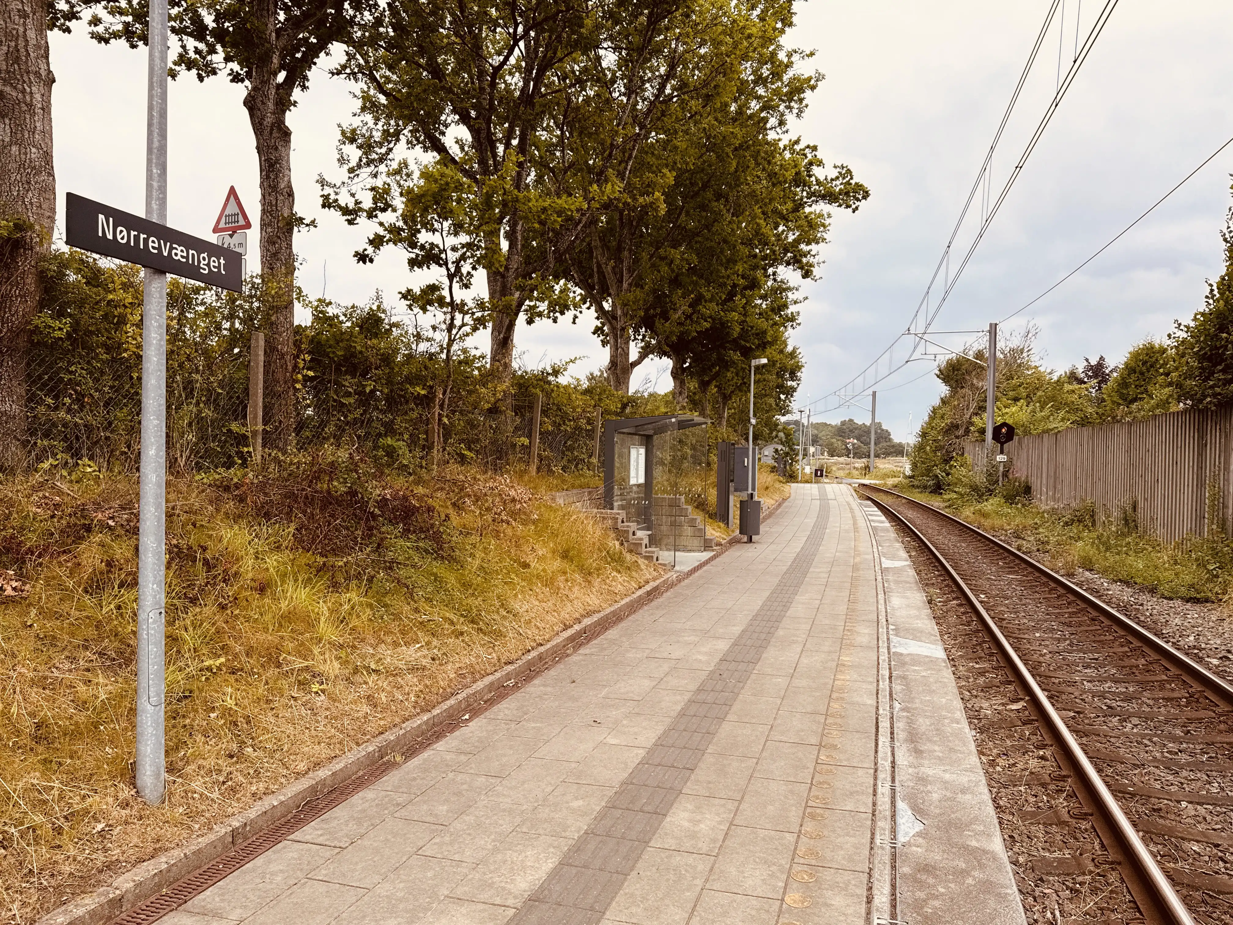 Billede af Nørrevænget Letbanestation.