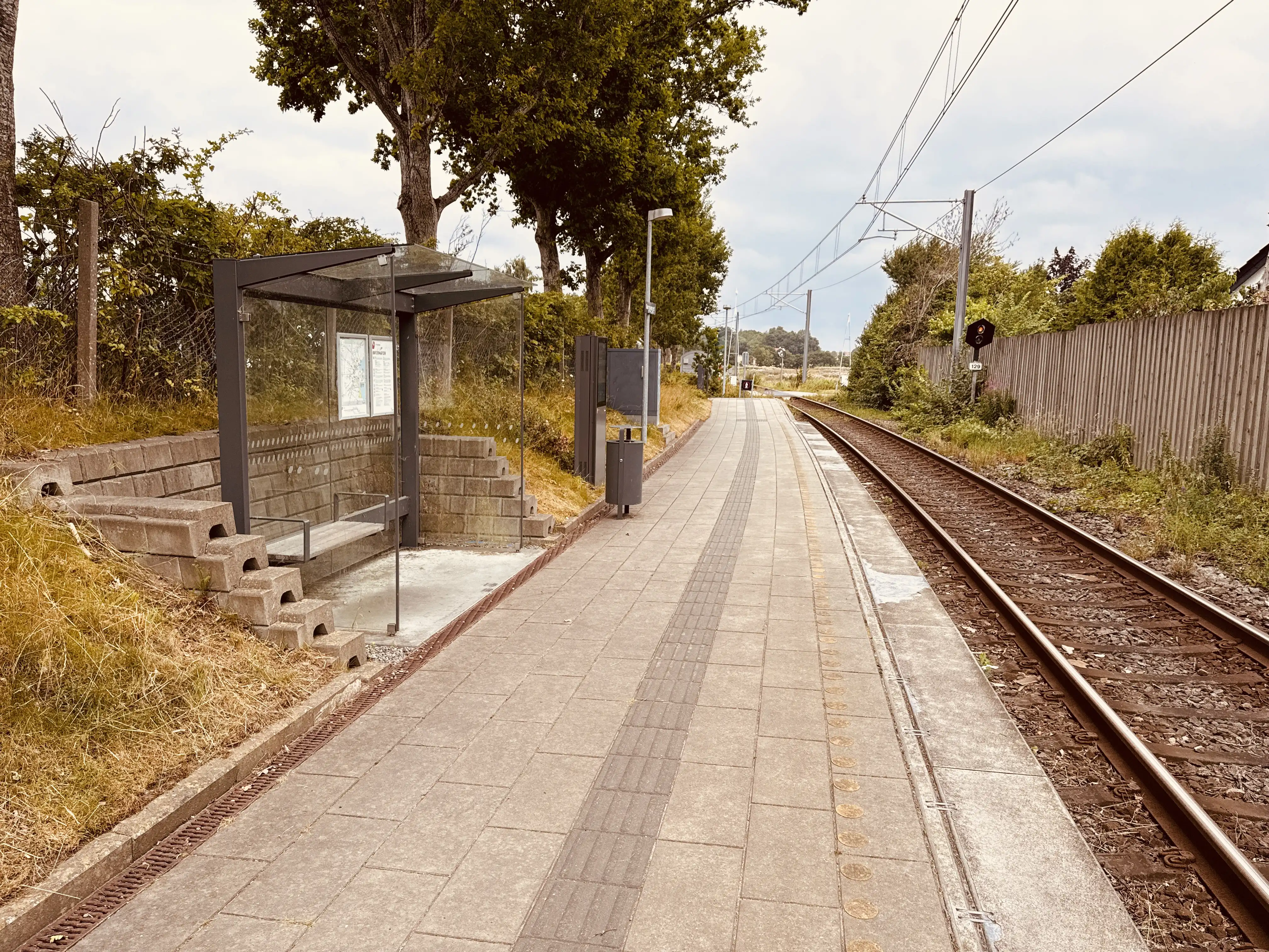 Billede af Nørrevænget Letbanestation.