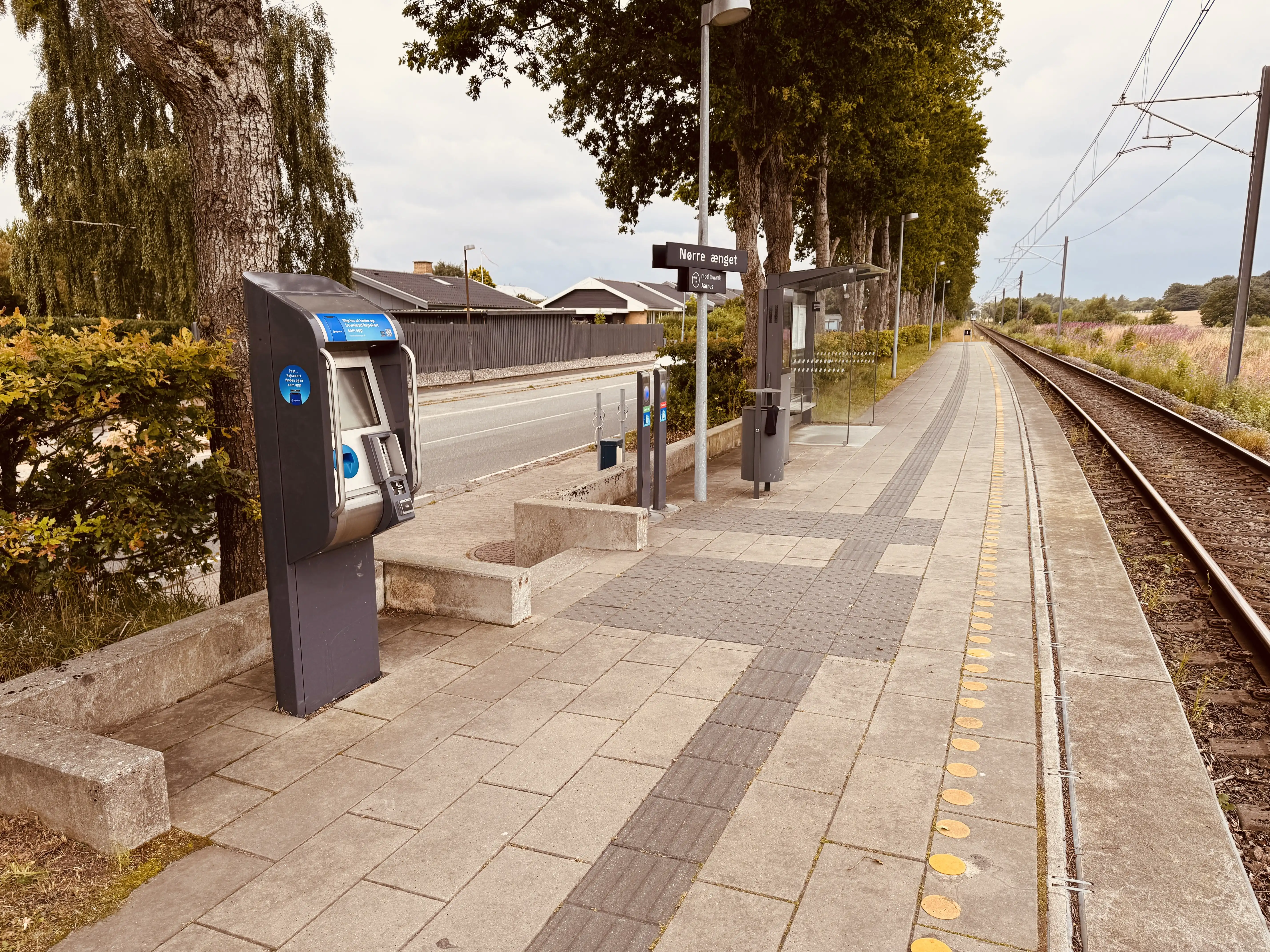 Billede af Nørrevænget Letbanestation.
