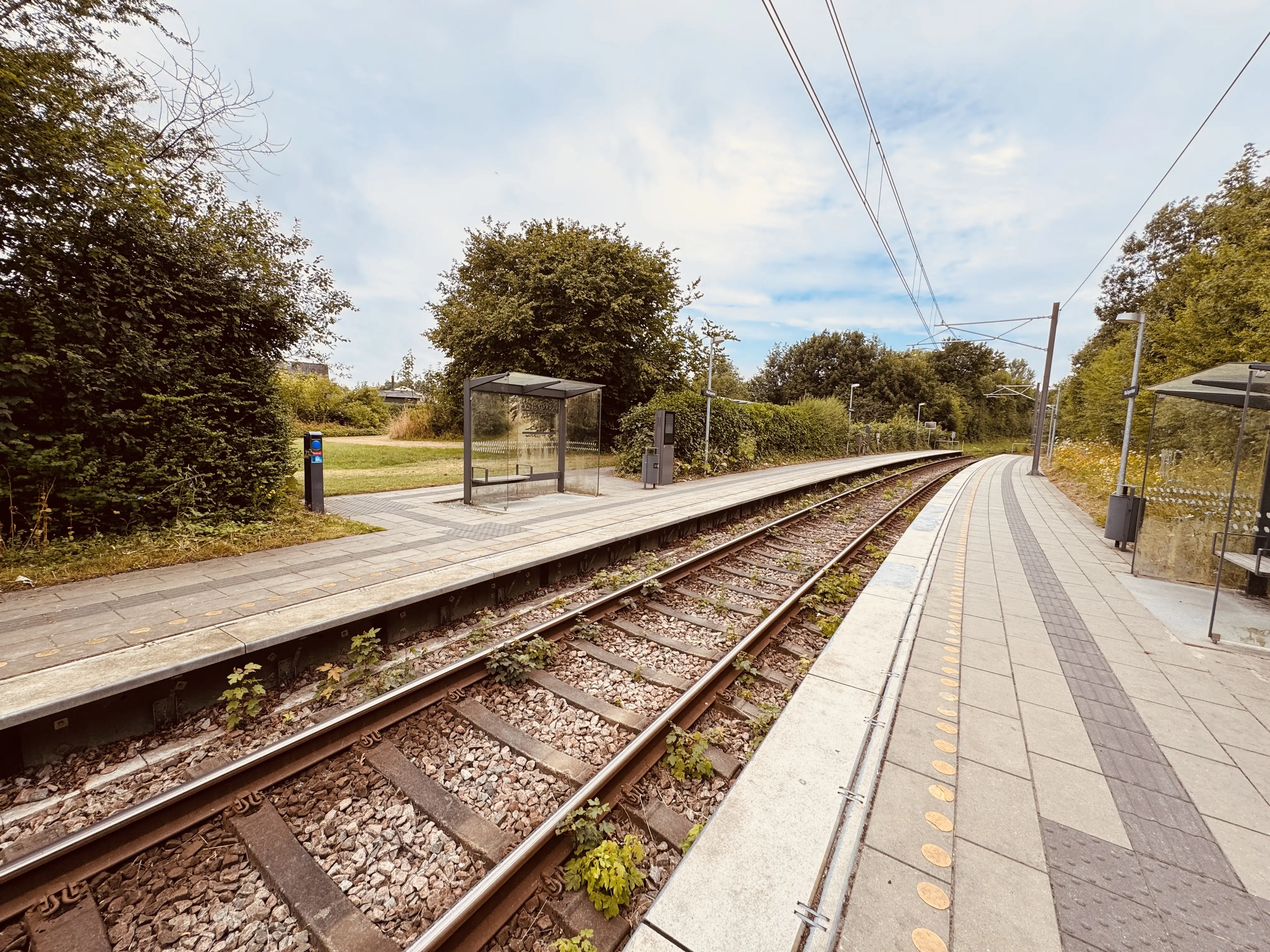 Billede af Mølleparken Letbanestation.