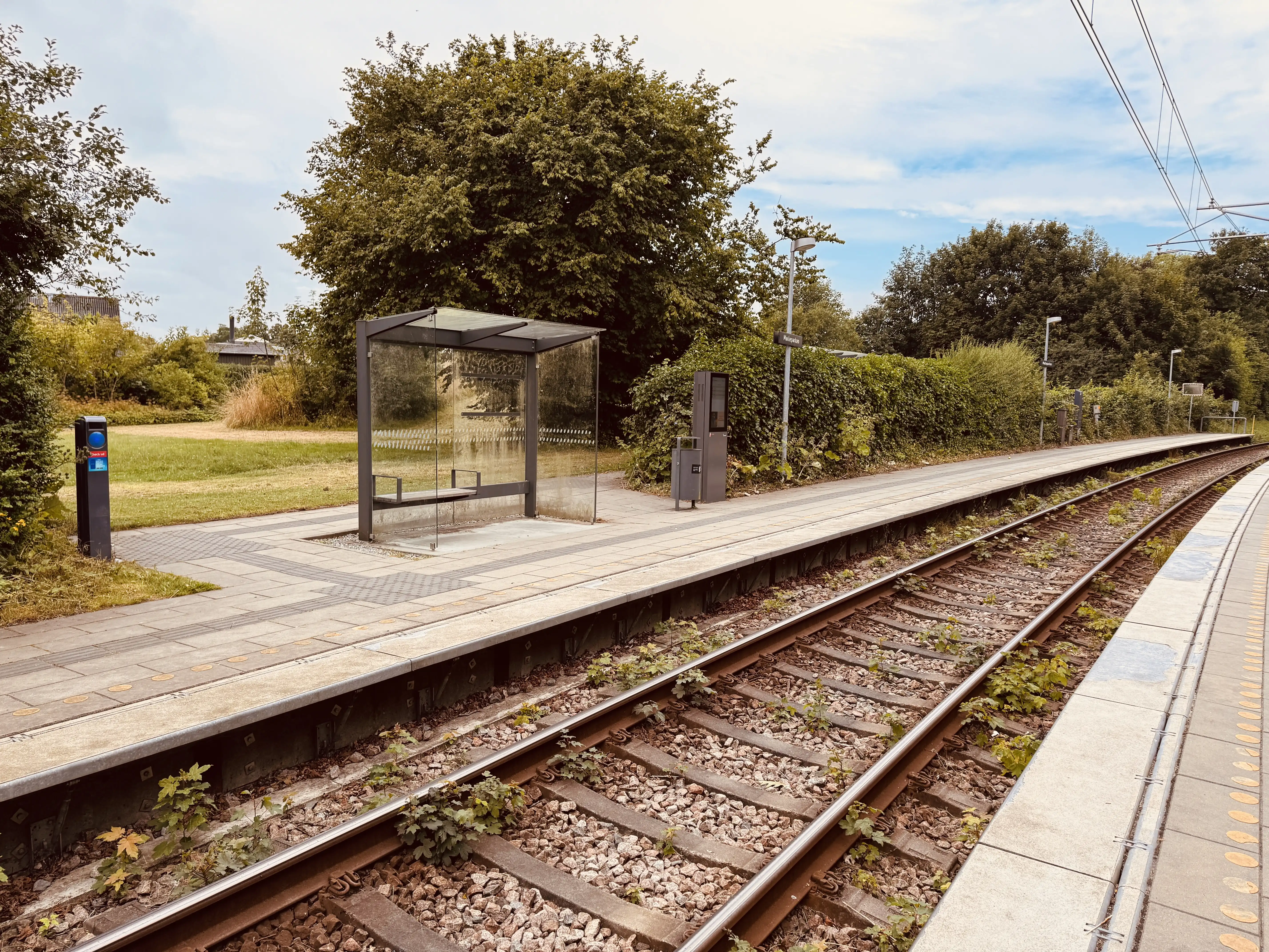 Billede af Mølleparken Letbanestation.