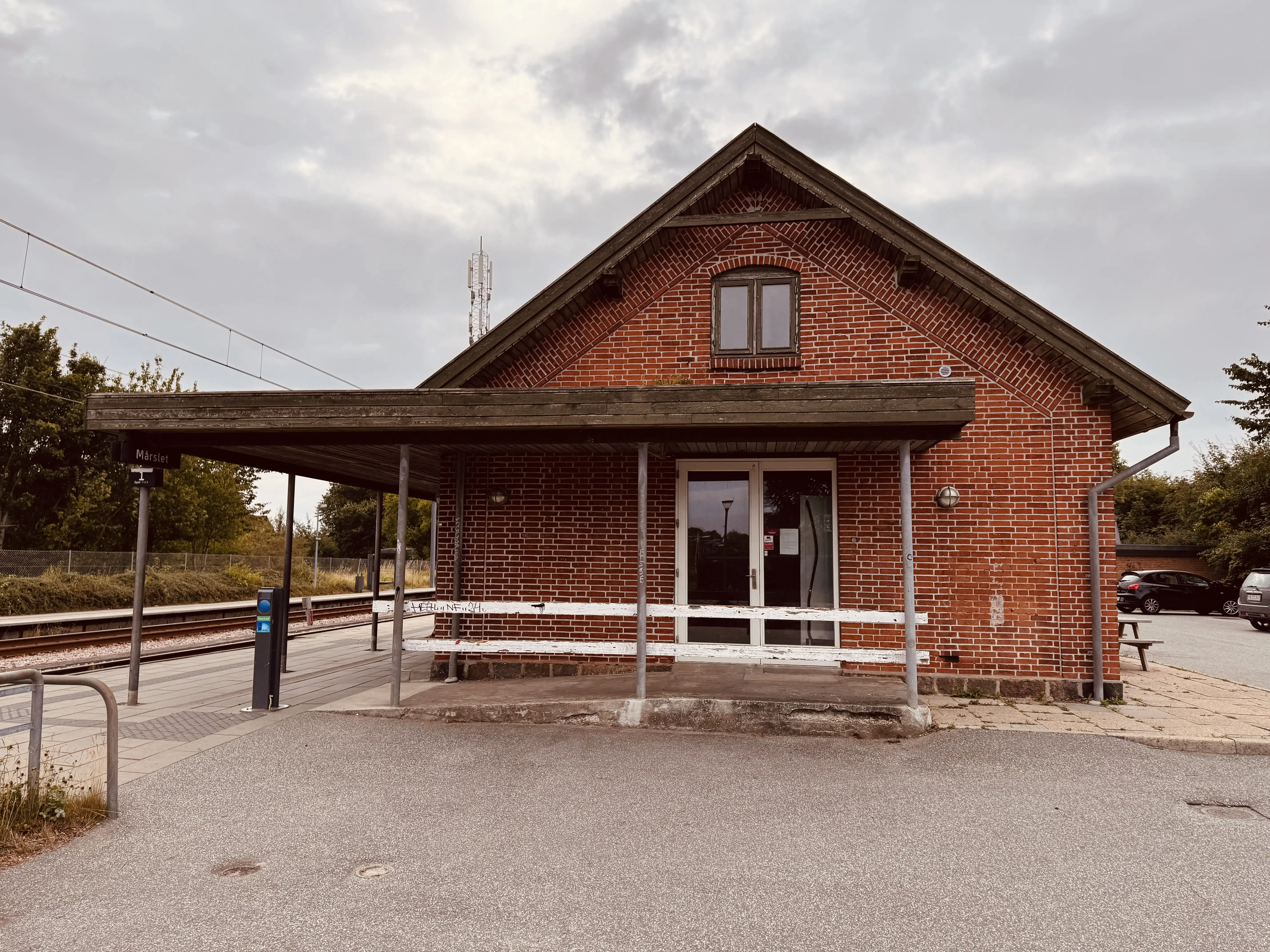 Billede af Mårslet Letbanestation.