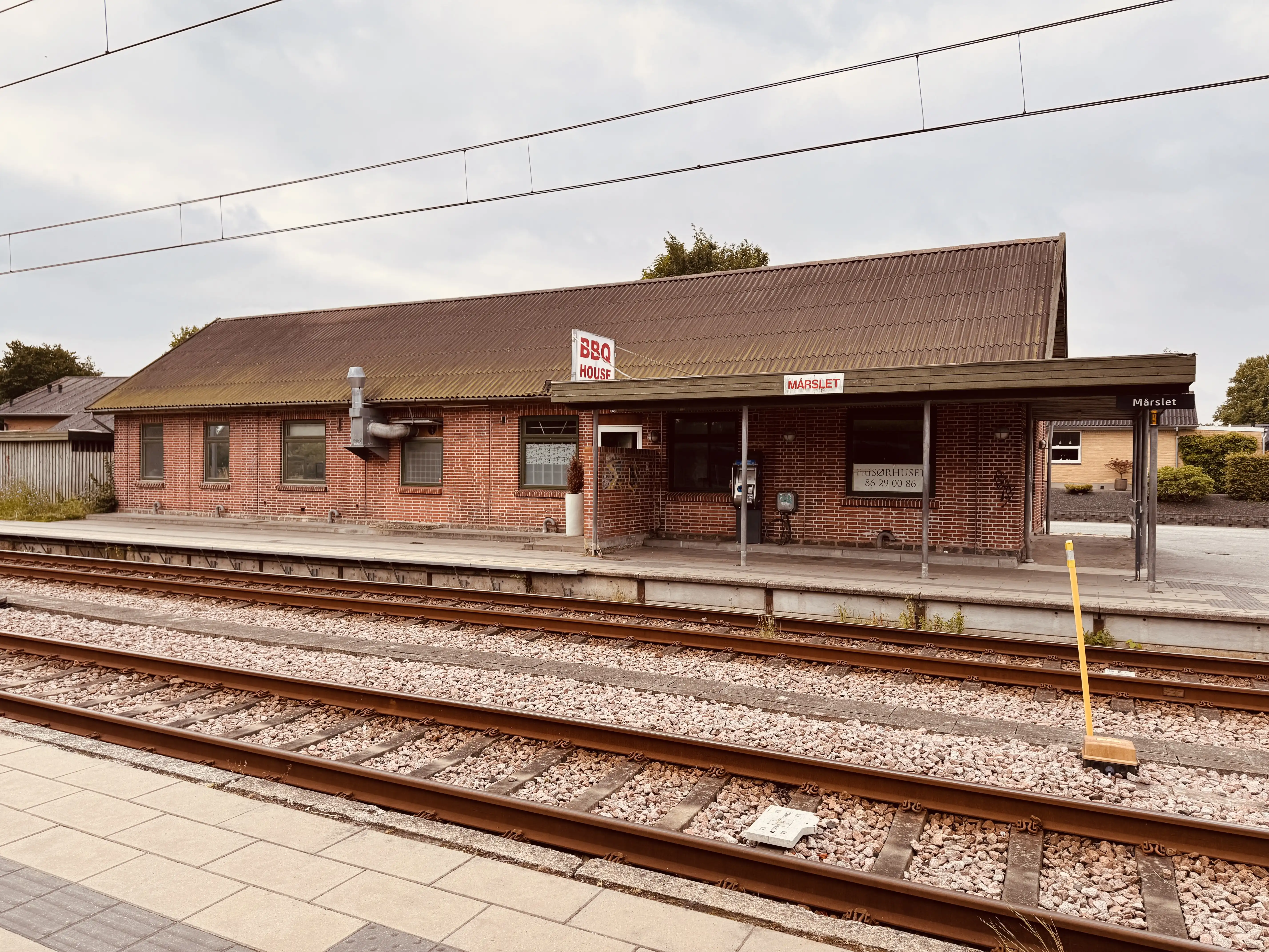 Billede af Mårslet Letbanestation.