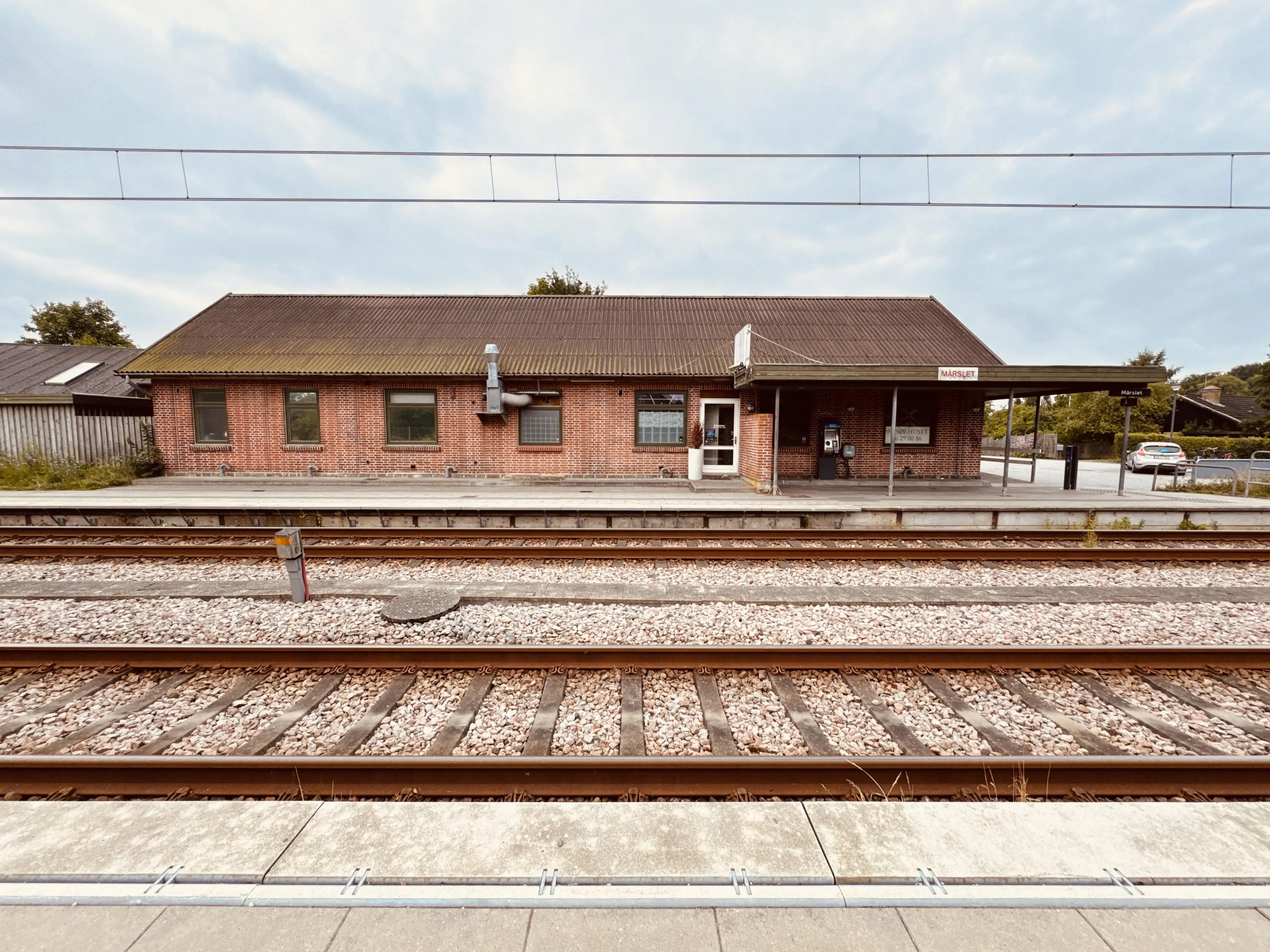 Billede af Mårslet Letbanestation.