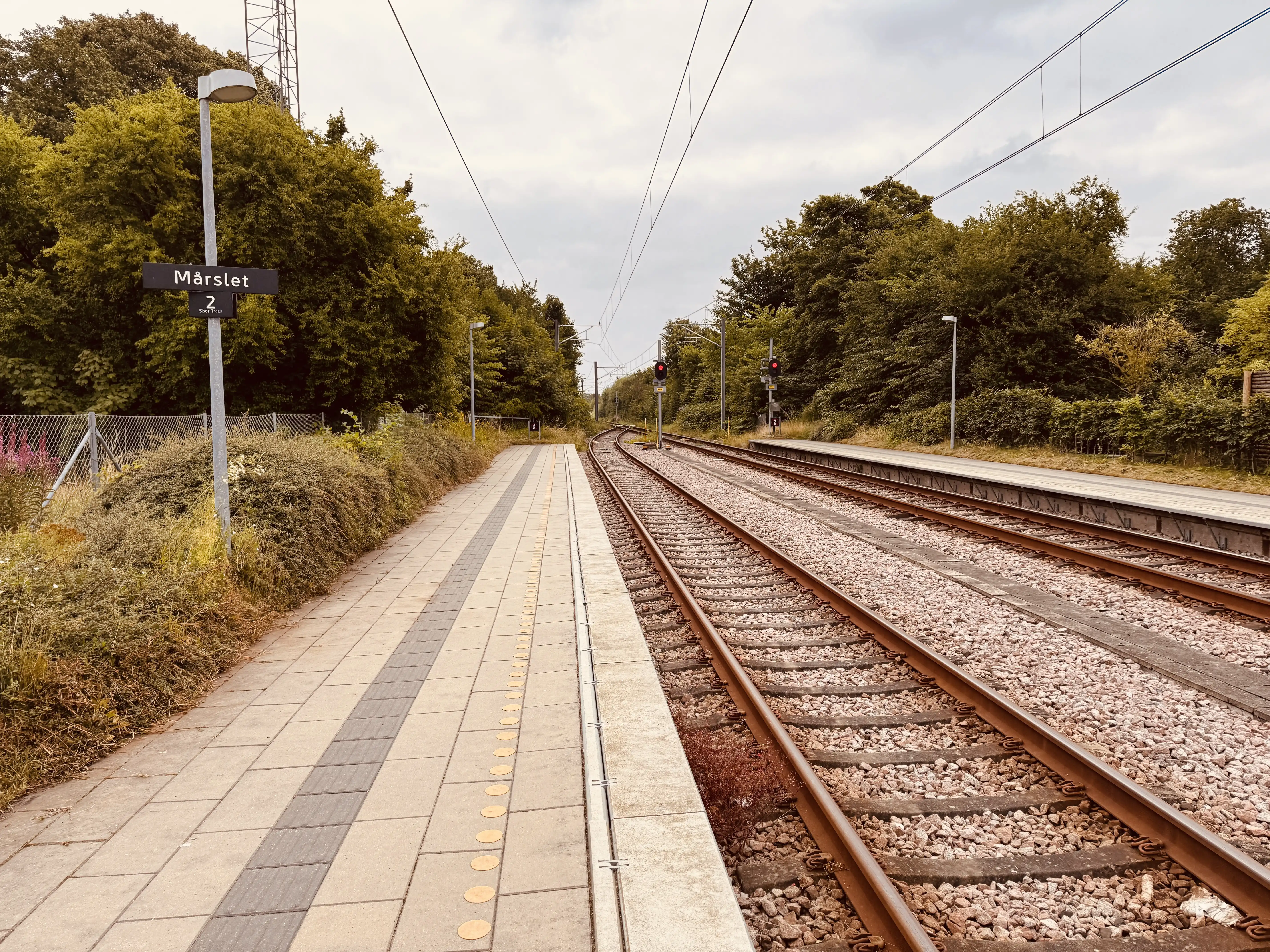 Billede af Mårslet Letbanestation.
