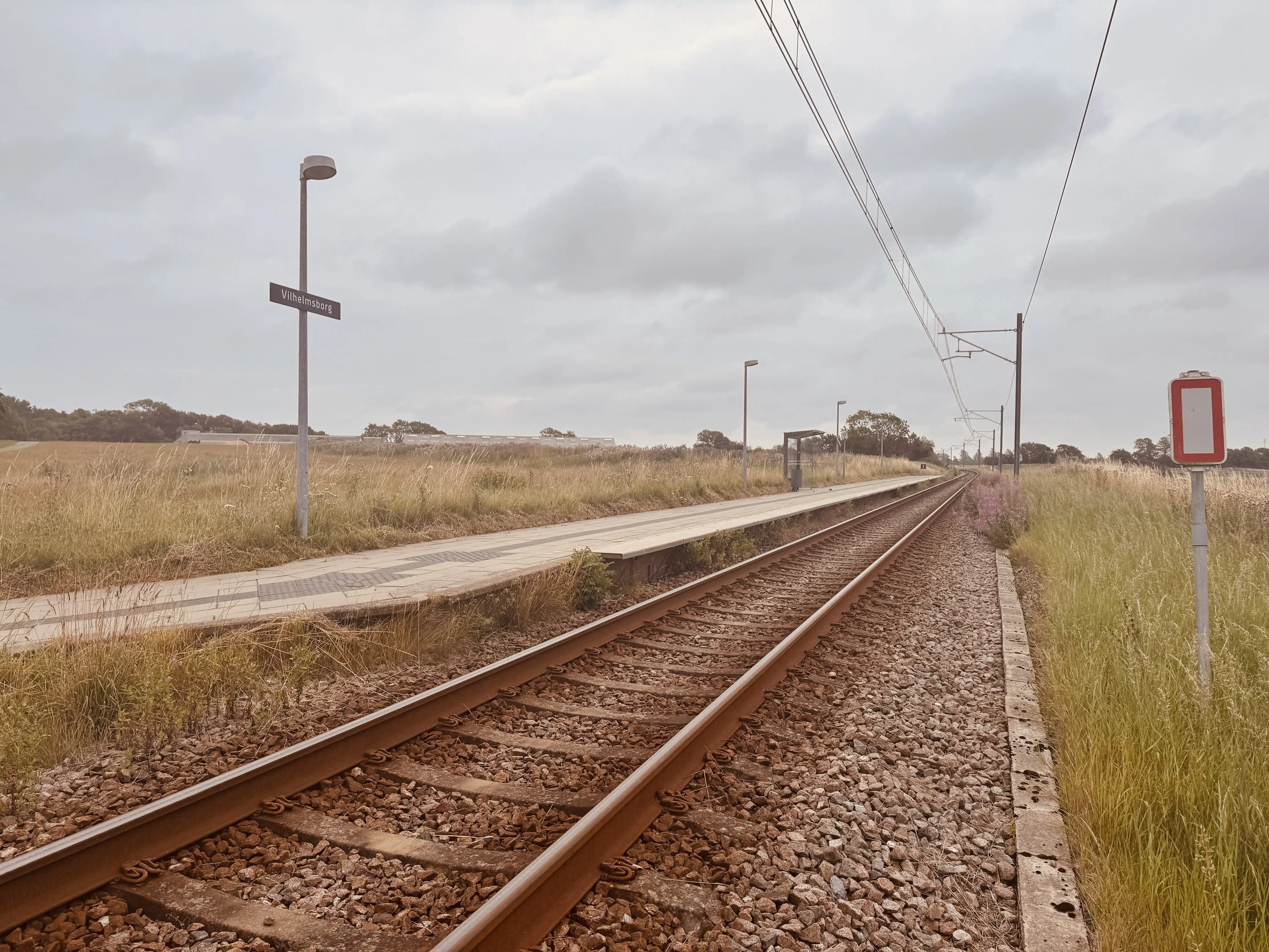 Billede af Vilhelmsborg Letbanestation.