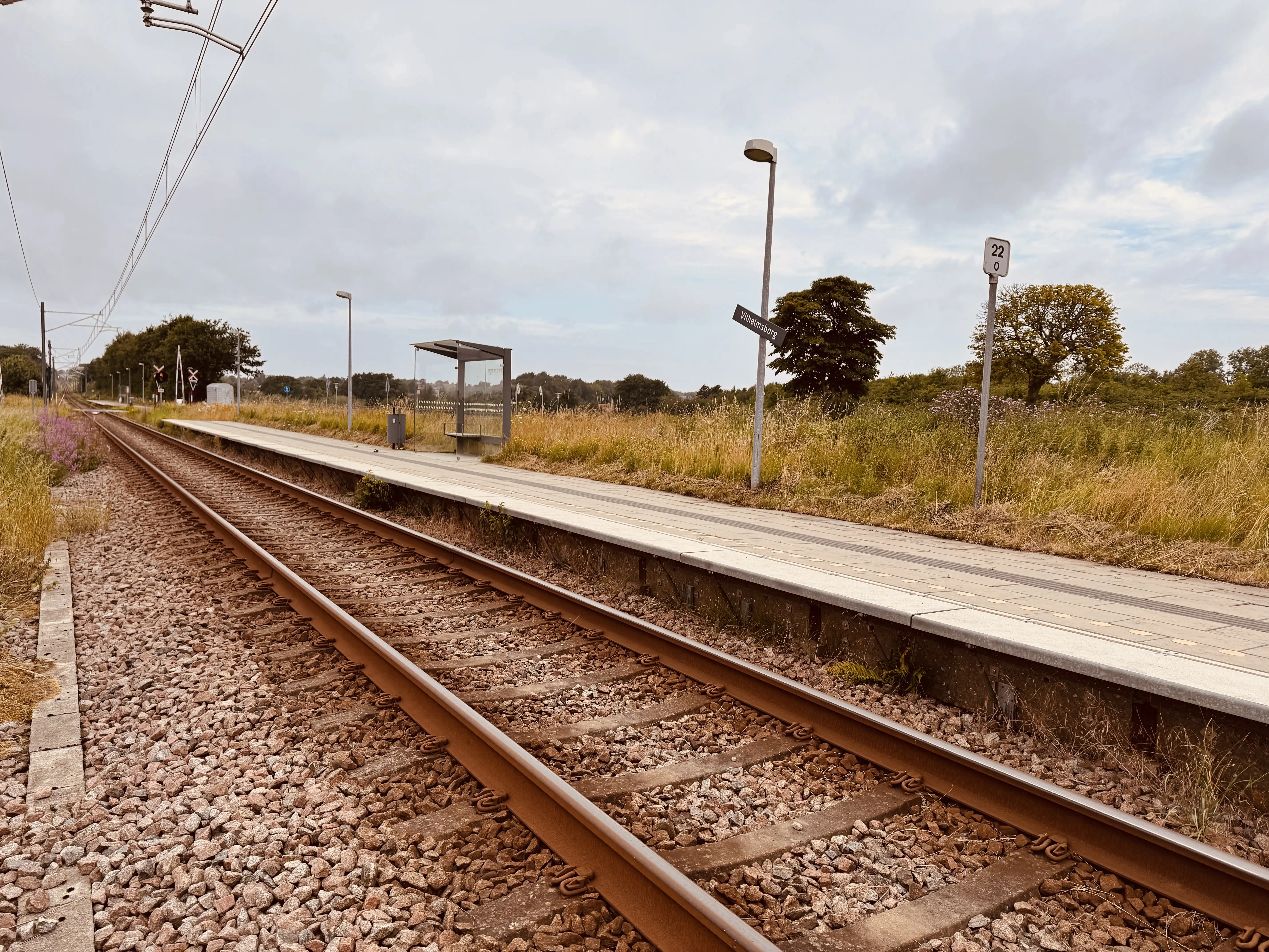 Billede af Vilhelmsborg Letbanestation.