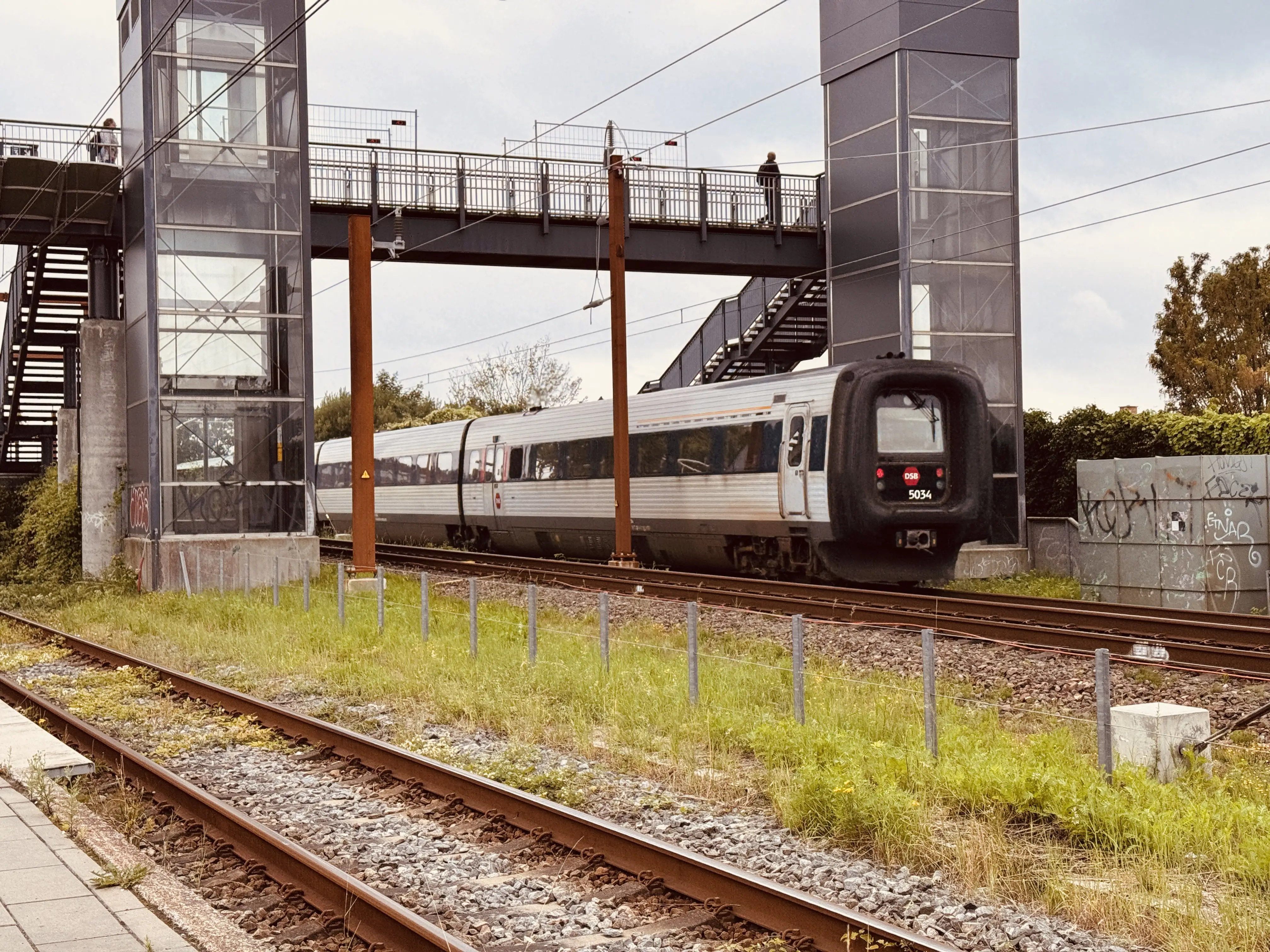 Billede af DSB MF 5034 fotograferet ud for Viby Jylland Trinbræt.