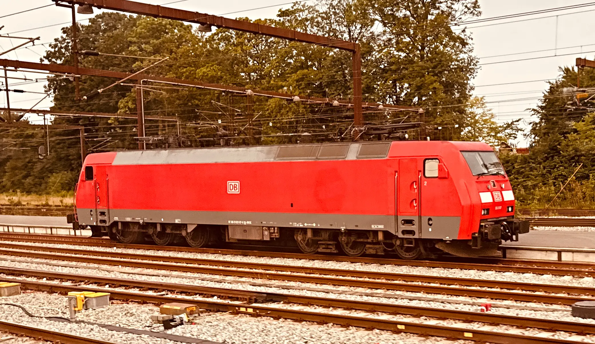 Billede af DBCSC EG 3107, tidligere DSB EG 3107 fotograferet ud for Fredericia Station.