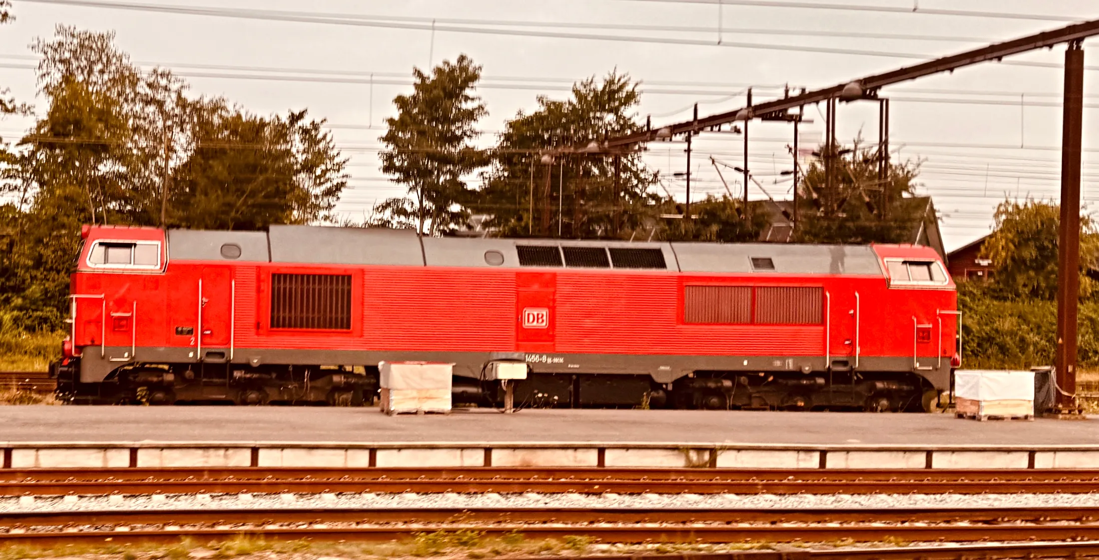 Billede af DBCSC MZ 1456, tidligere DSB MZ 1456 fotograferet ud for Fredericia Station.