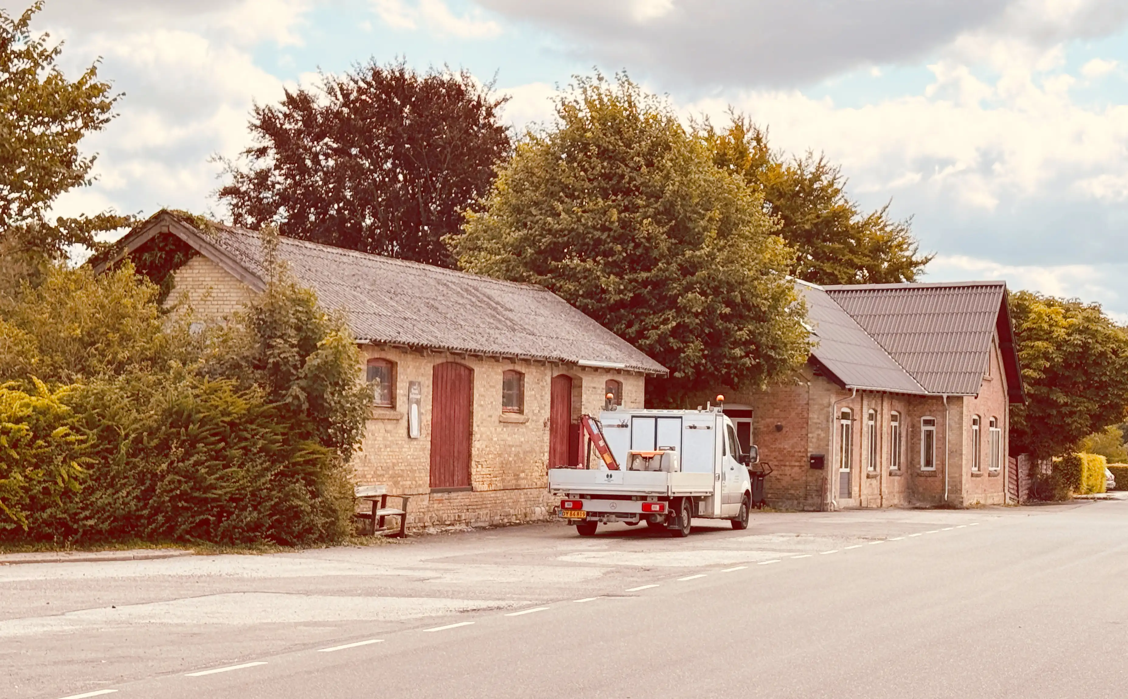 Billede af Bælum Station.