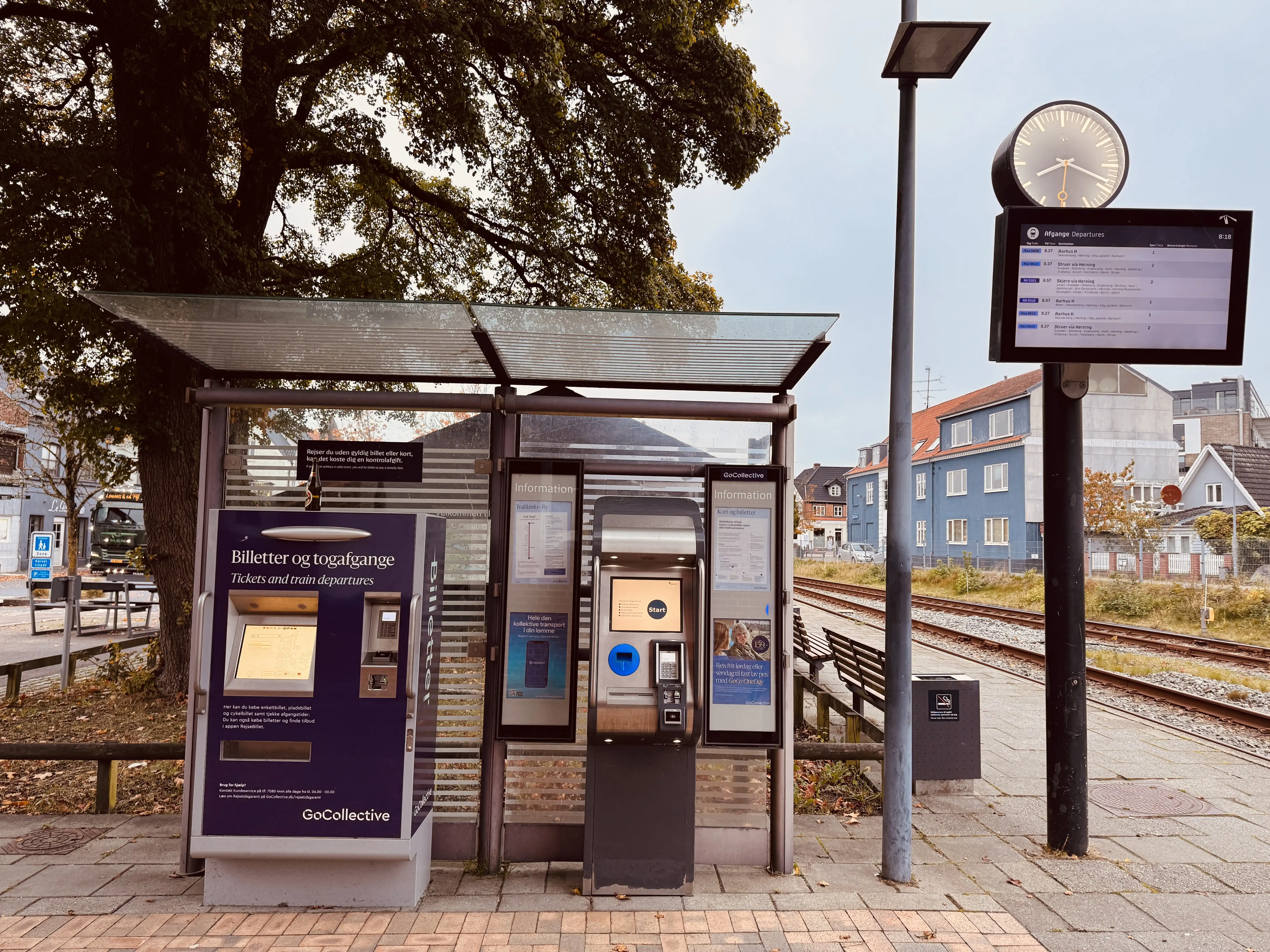 Billede af Ry Station.