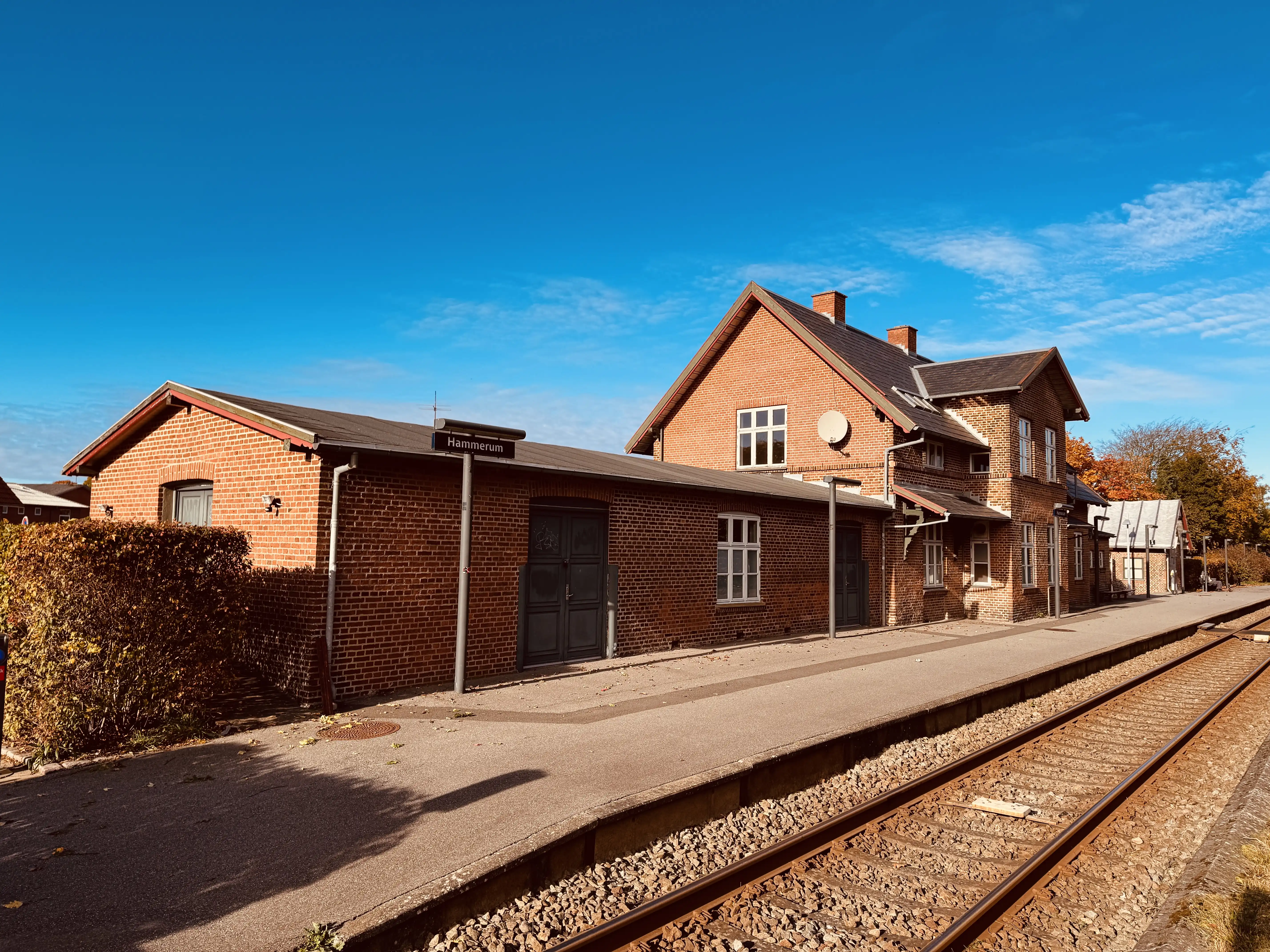 Billede af Hammerum Station.