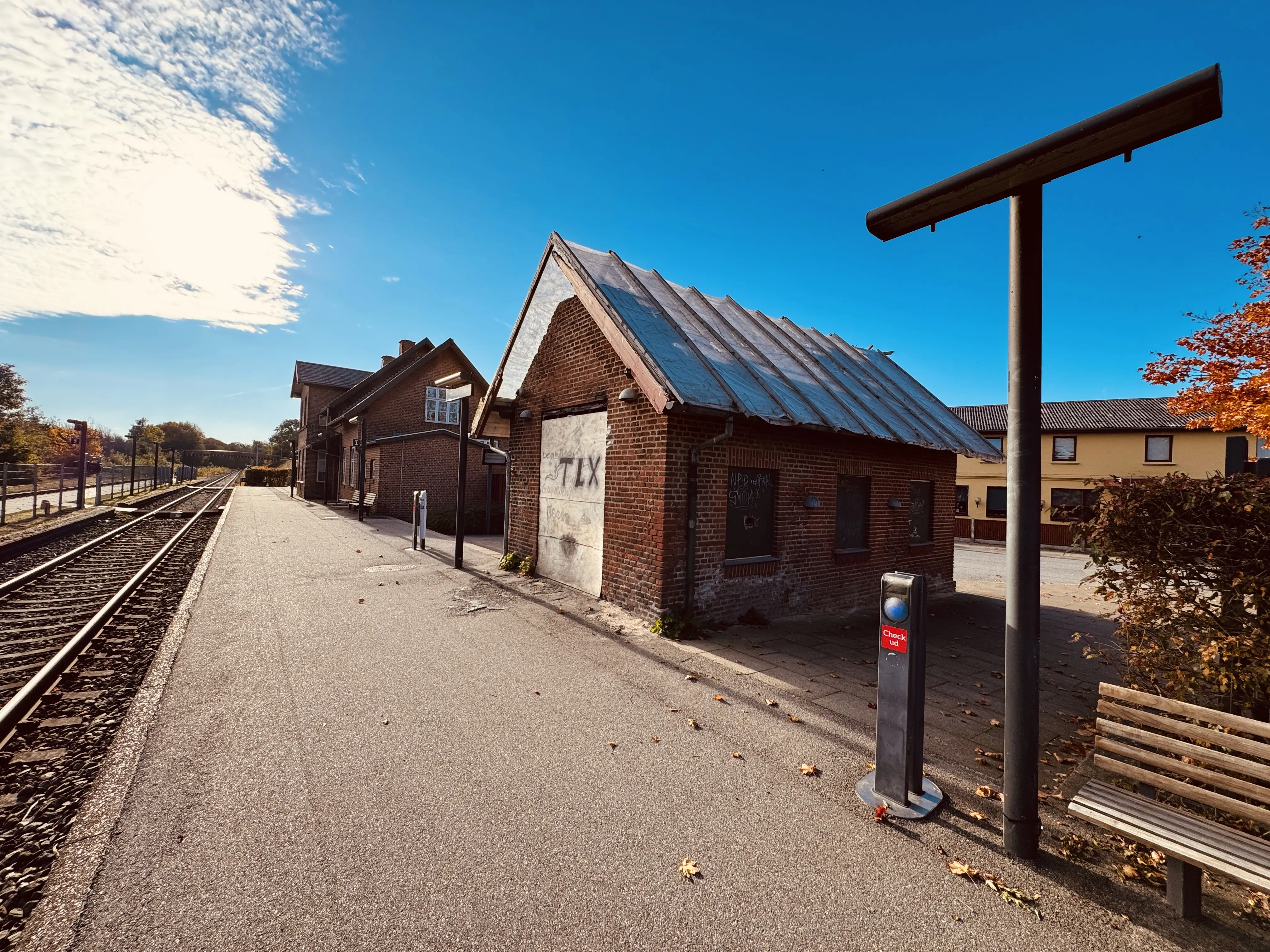 Billede af Hammerum Stations retirade. Billede af Hammerum Stations retirade.