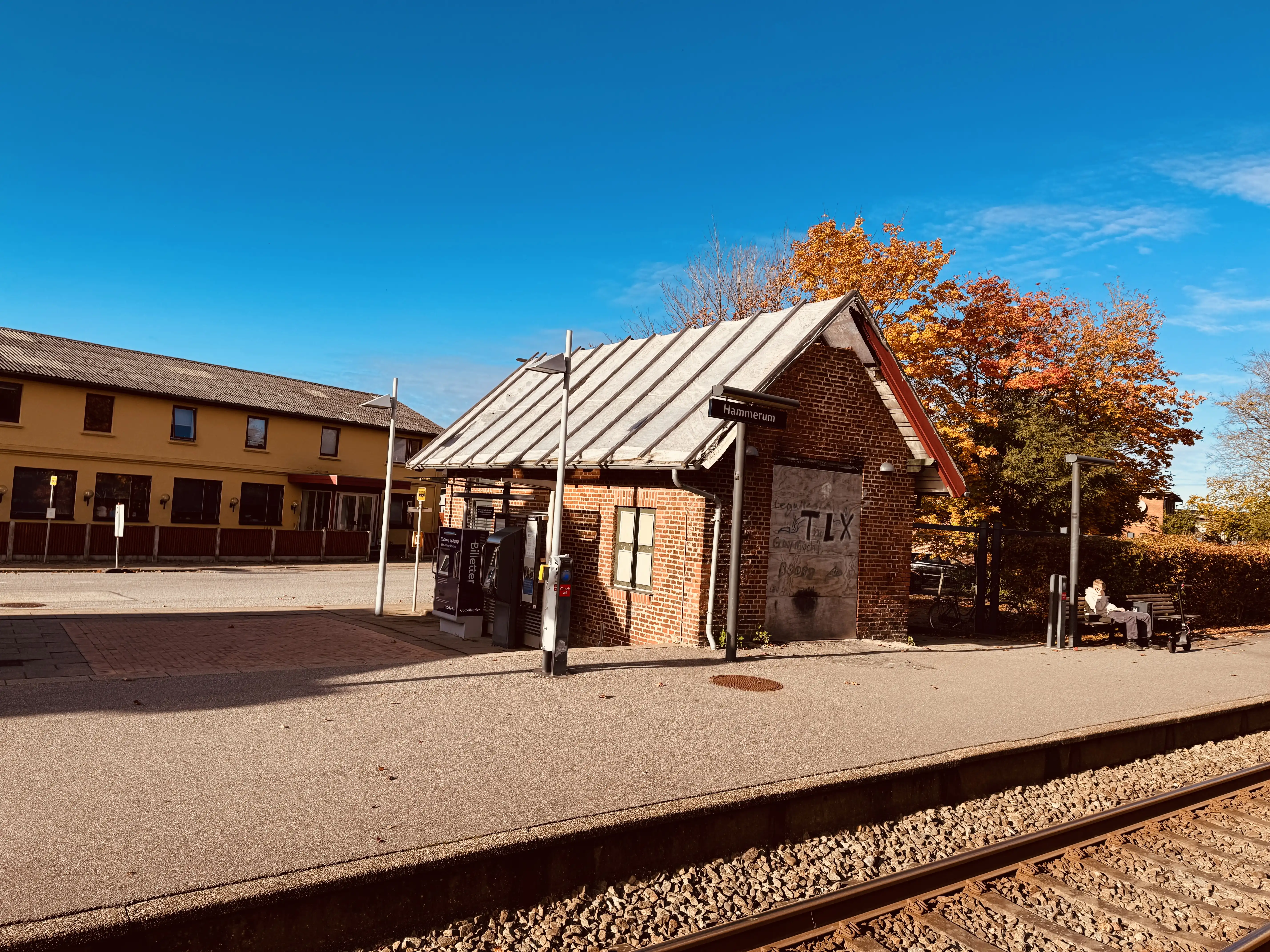 Billede af Hammerum Stations retirade. Billede af Hammerum Stations retirade.