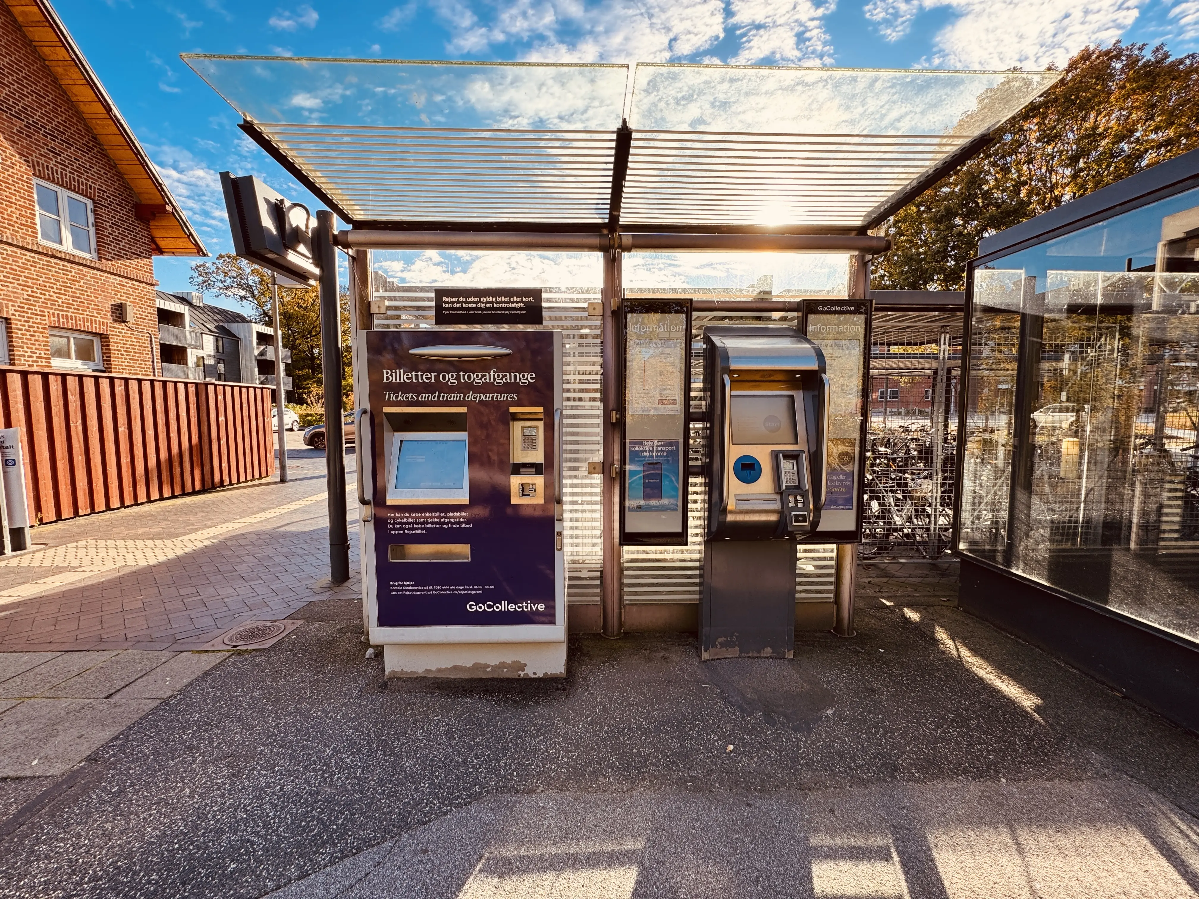 Billede af Ikast Station.