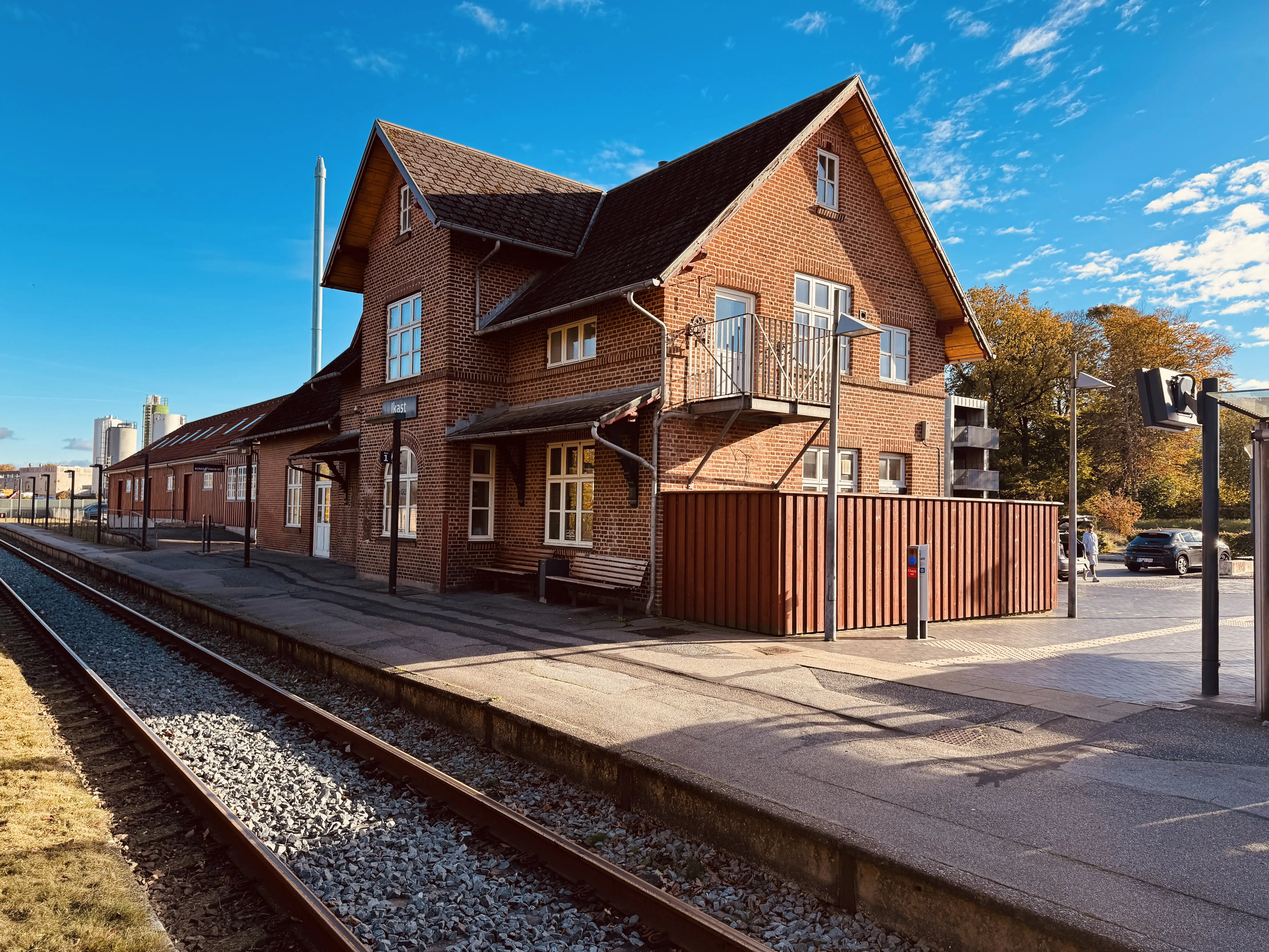 Billede af Ikast Station.
