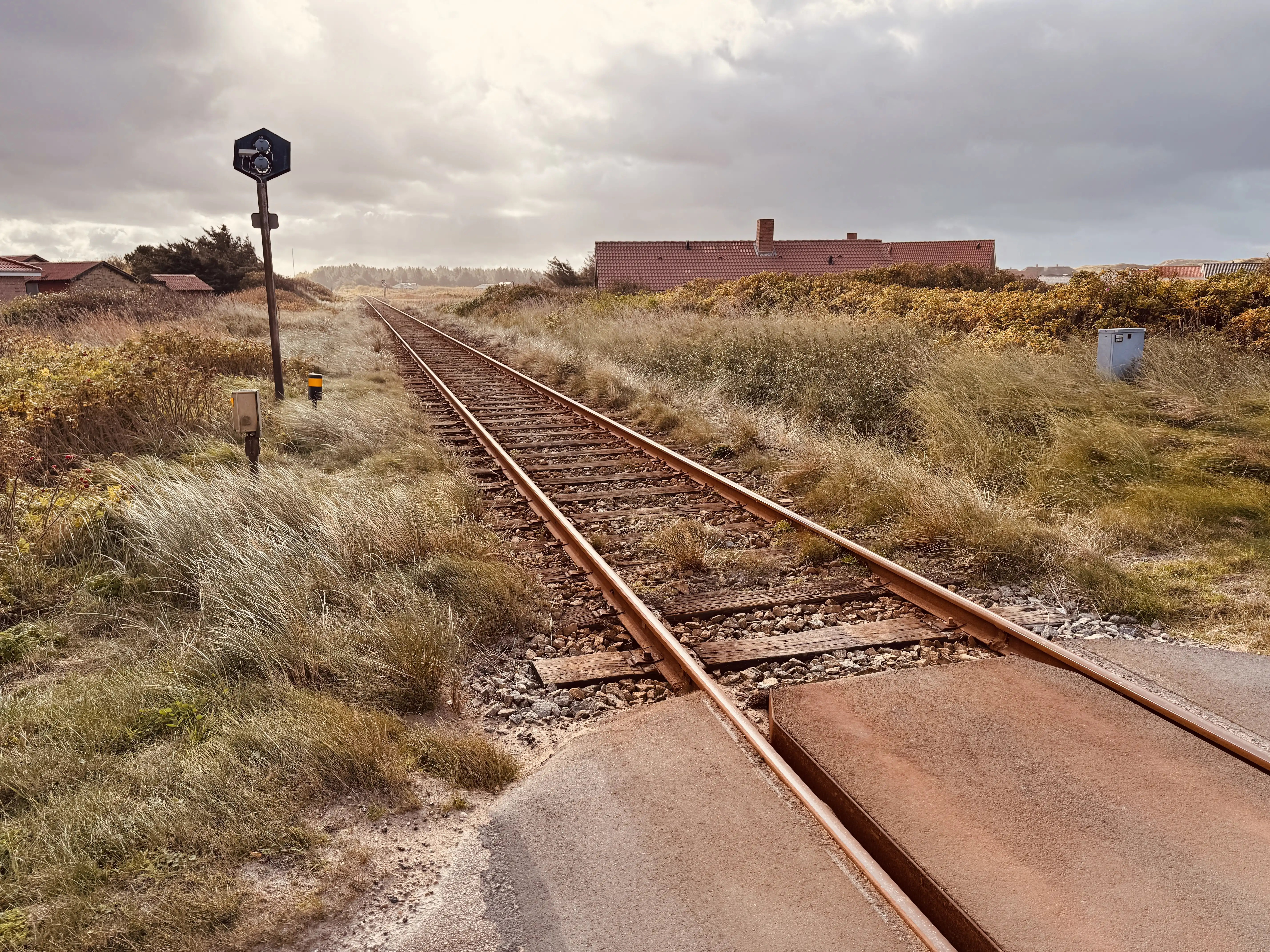 Billede af Vejlby Nord Trinbræt - Trinbræt er nedrevet, men Vejlby Nord Trinbræt har ligget her.