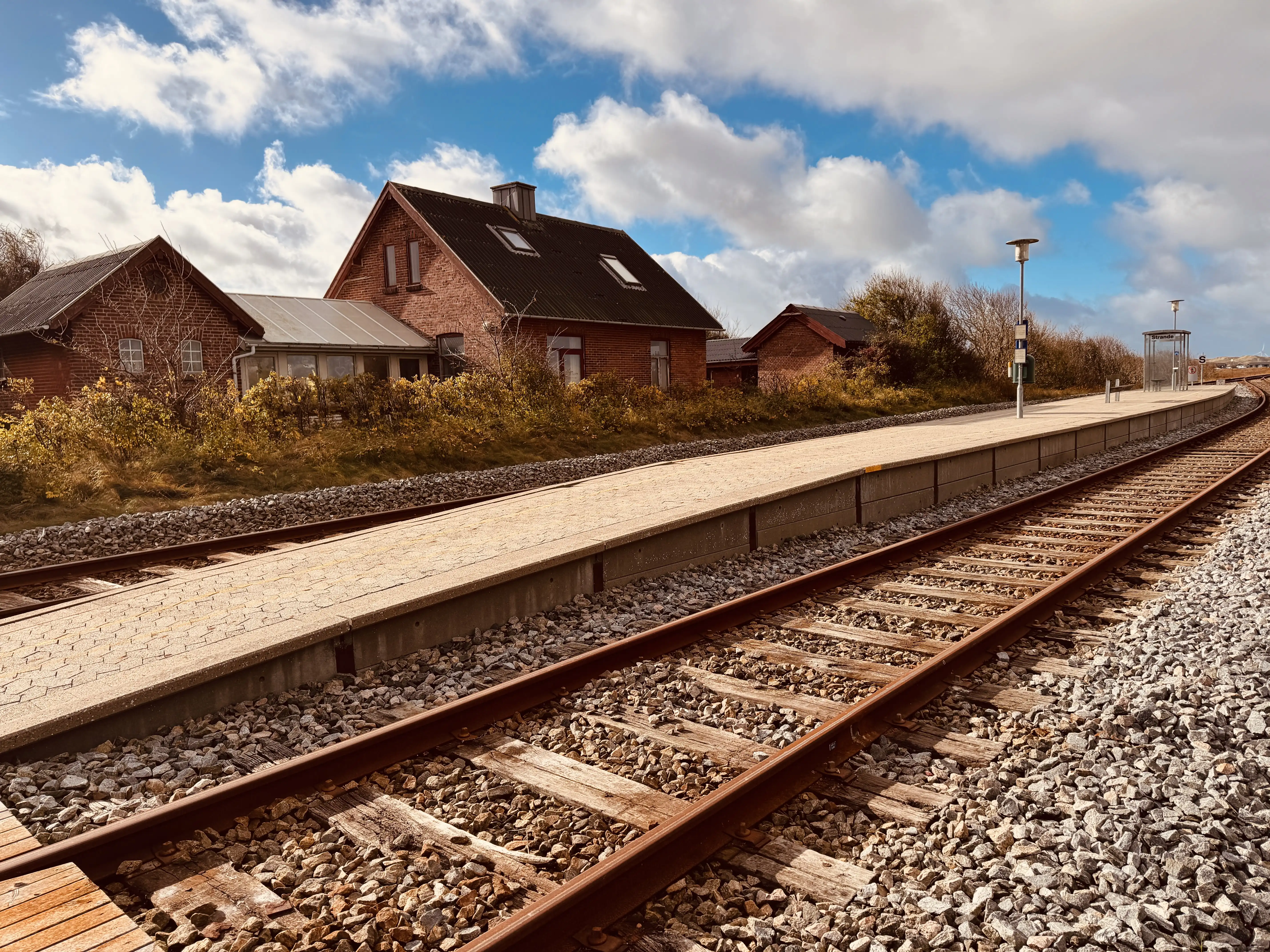 Billede af Strande Station.