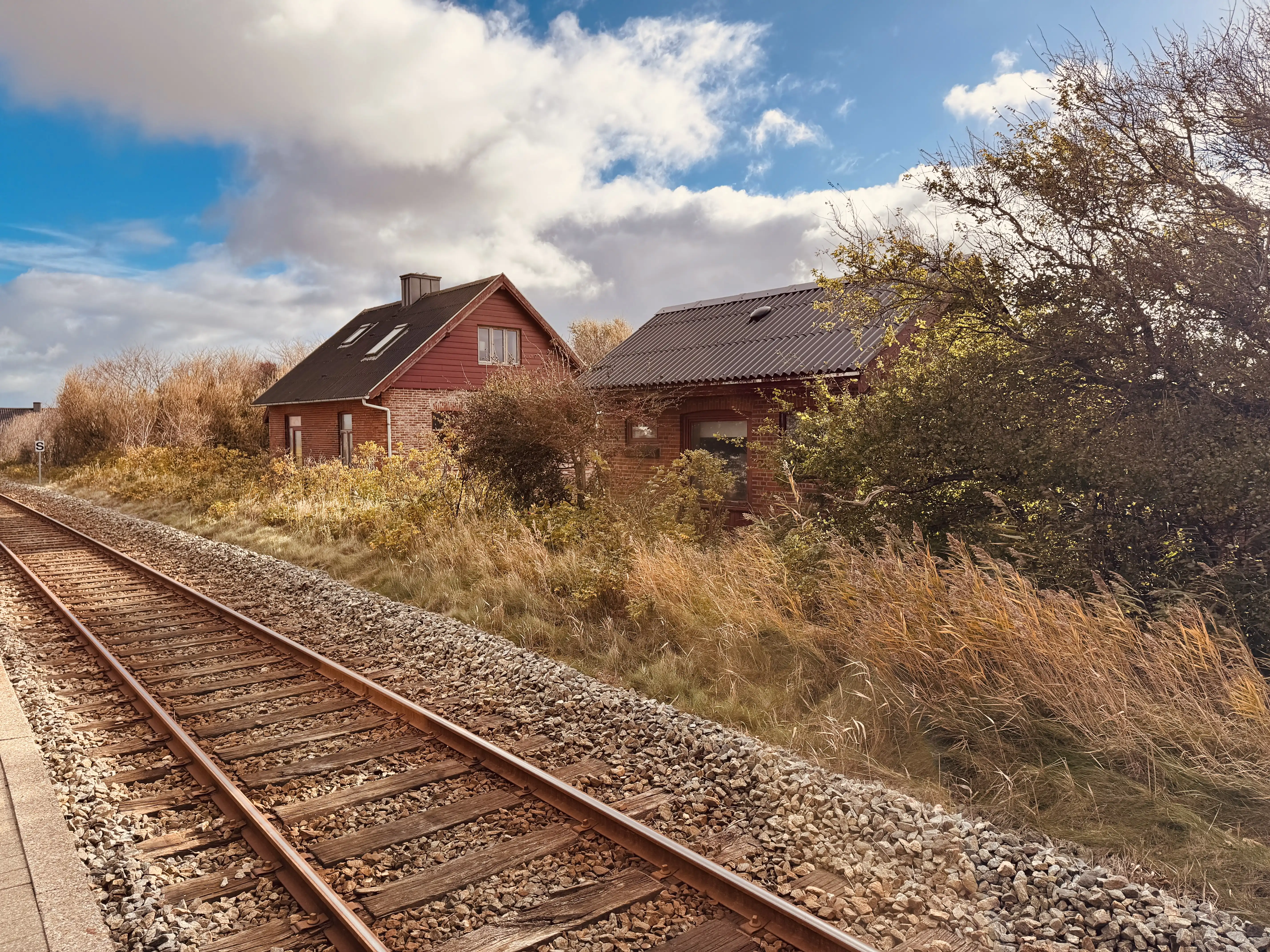 Billede af Strande Station.