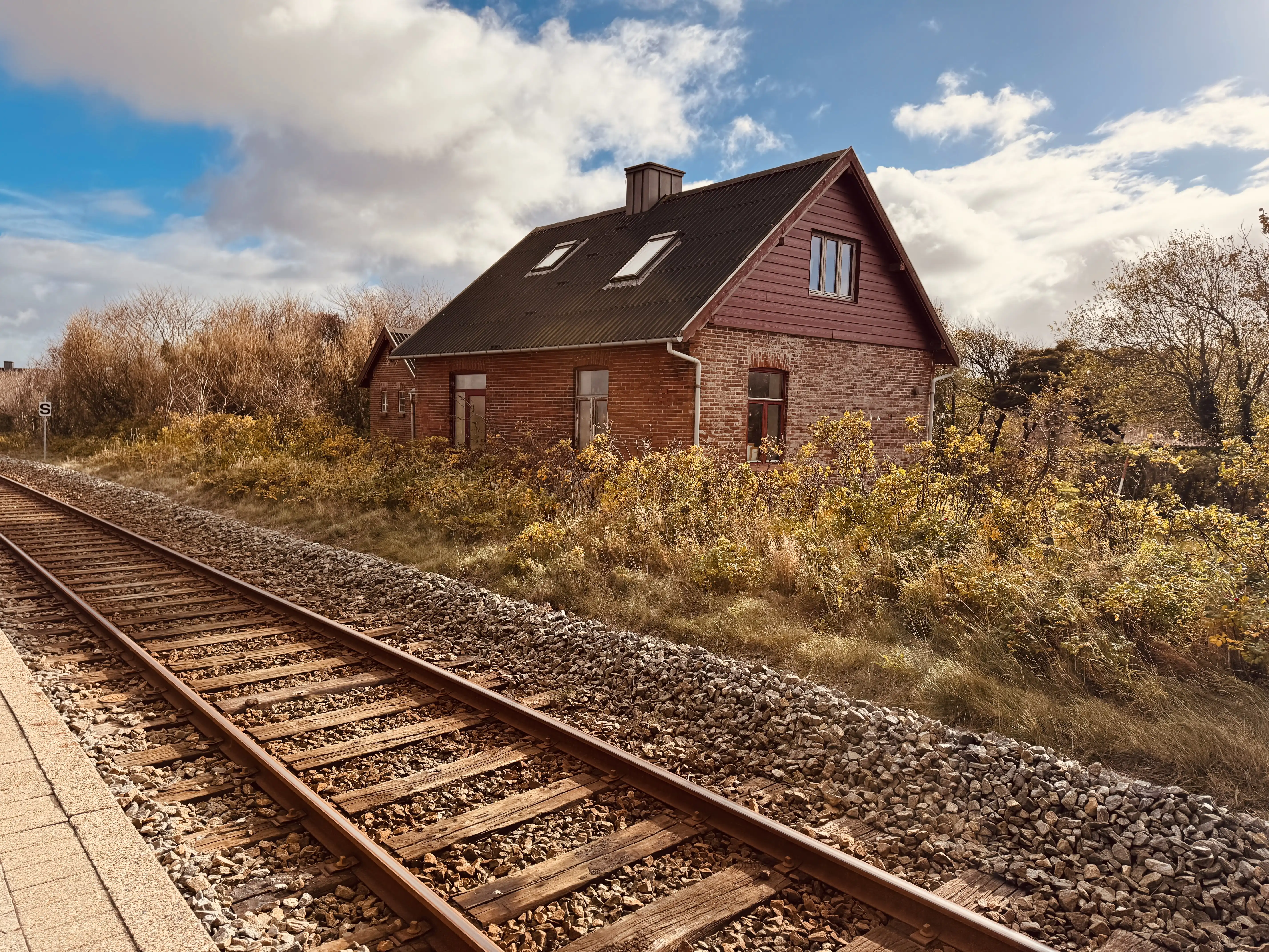 Billede af Strande Station.