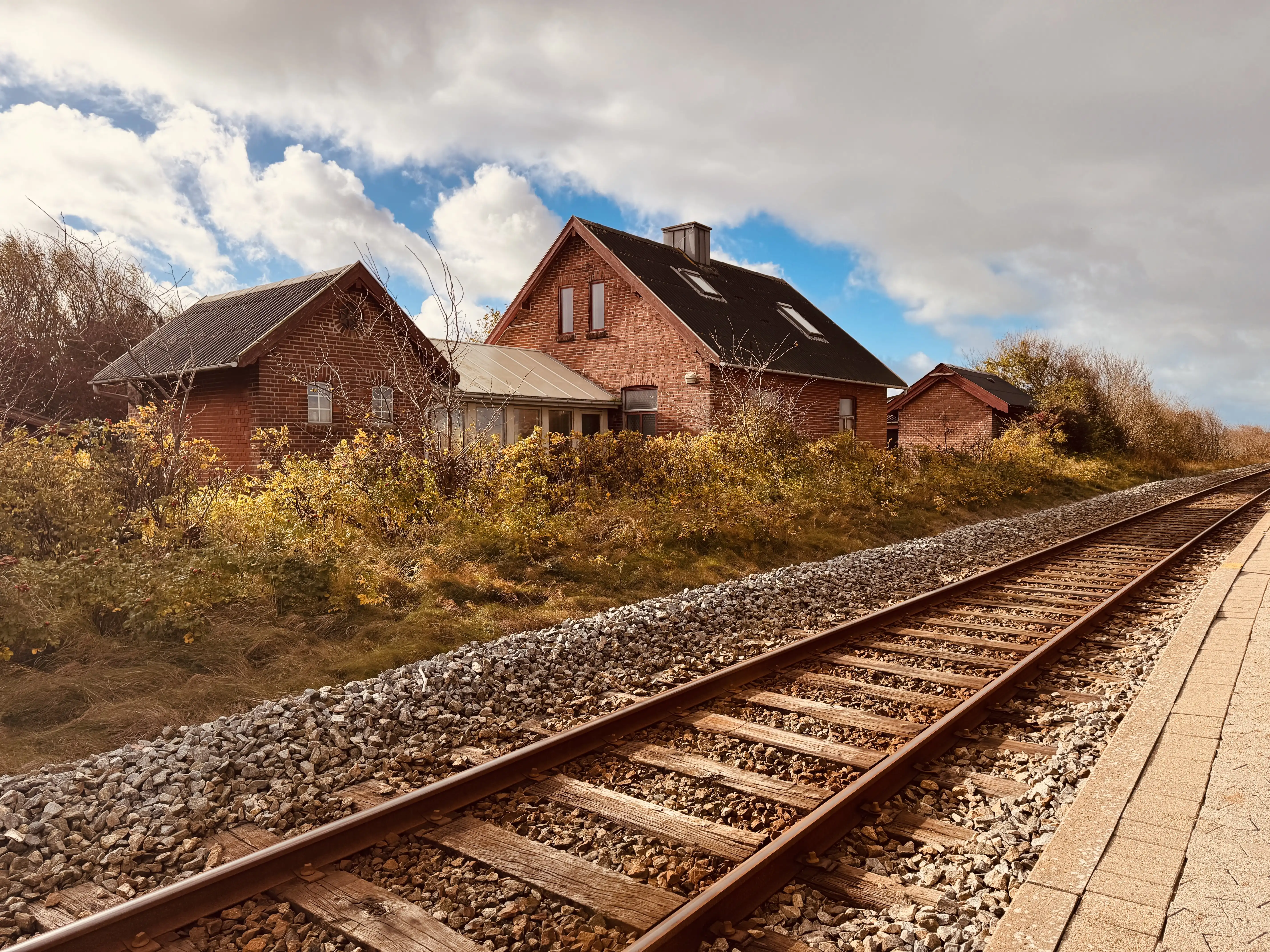 Billede af Strande Station.